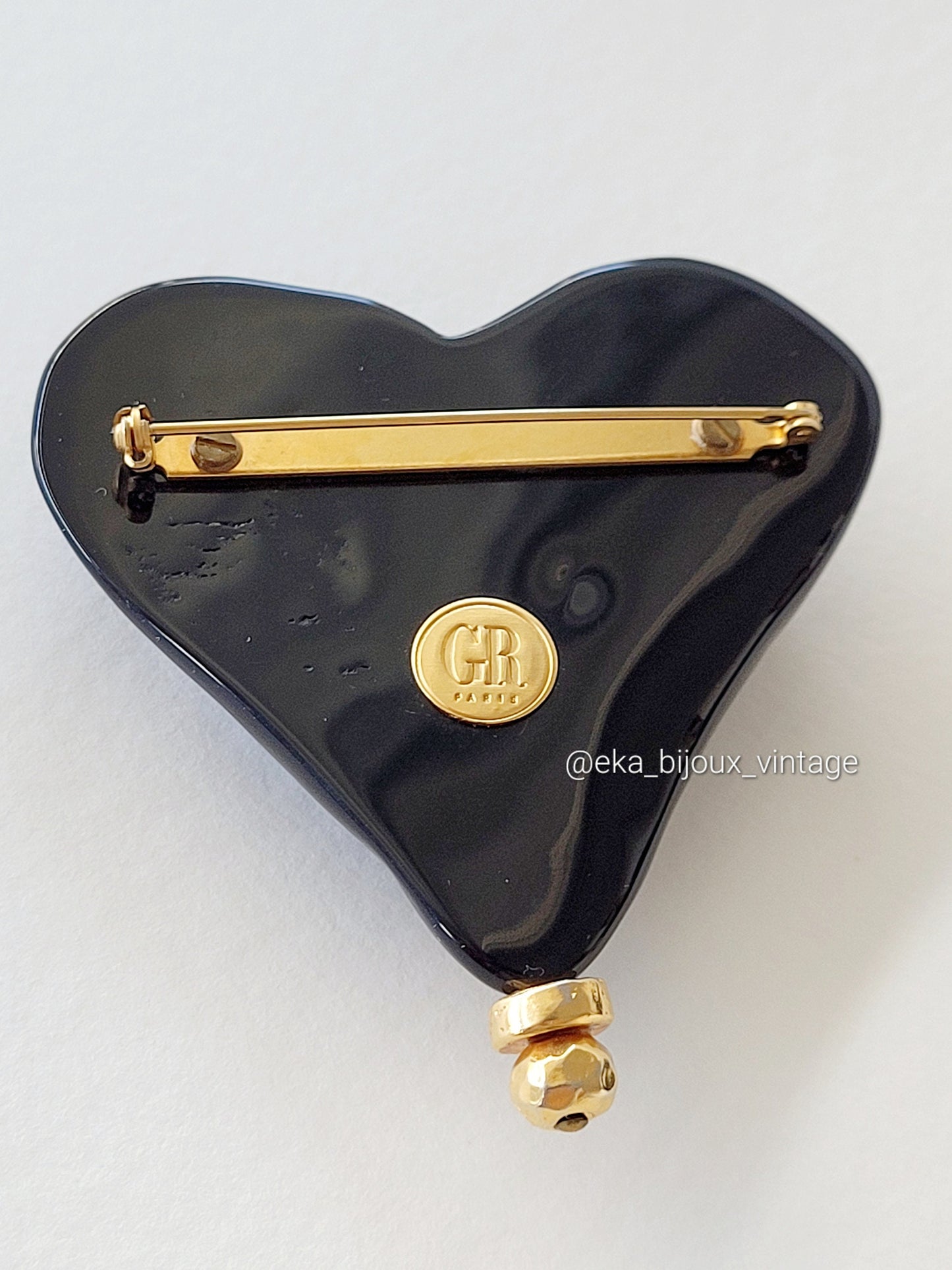 Georges Rech - Large vintage Heart brooch