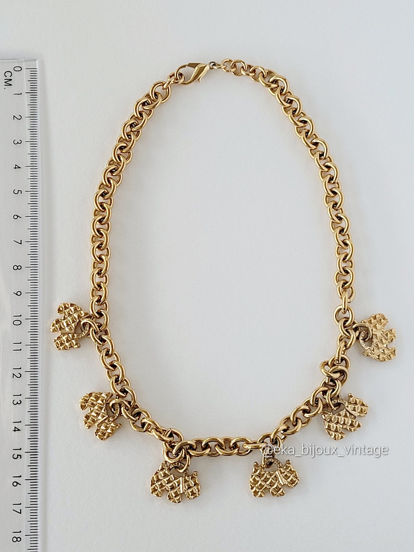 Agatha - Vintage gold necklace