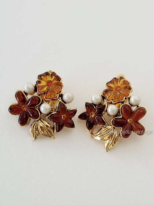 Nina Ricci - Boucles d'oreilles vintage