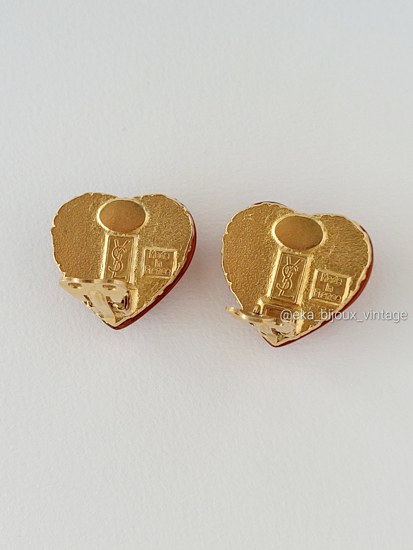 Yves Saint Laurent - Vintage Heart earrings