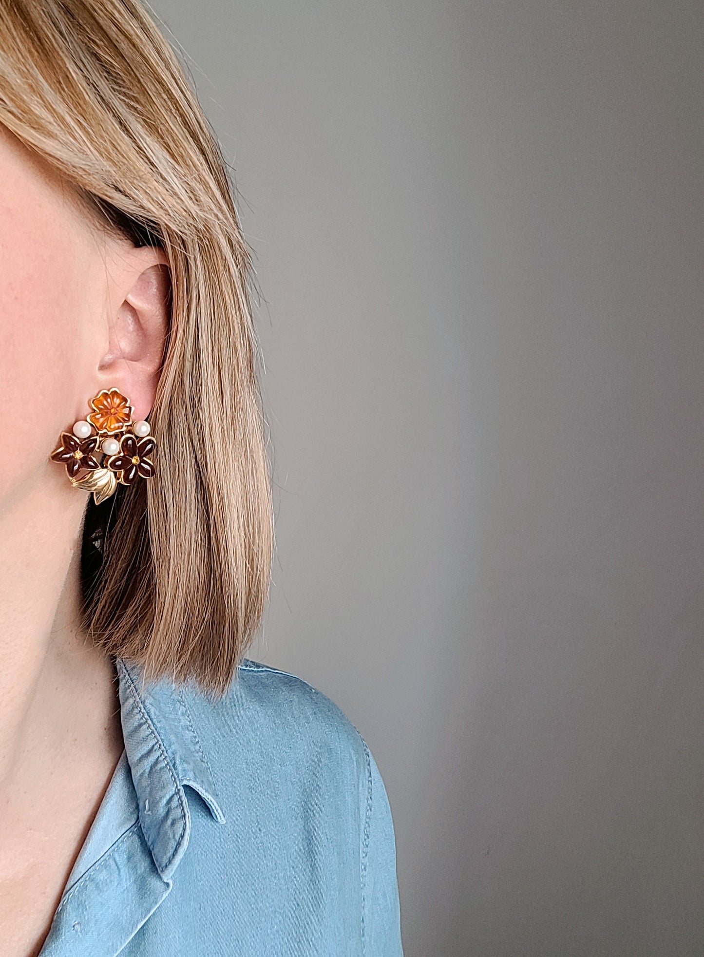 Nina Ricci - Boucles d'oreilles vintage