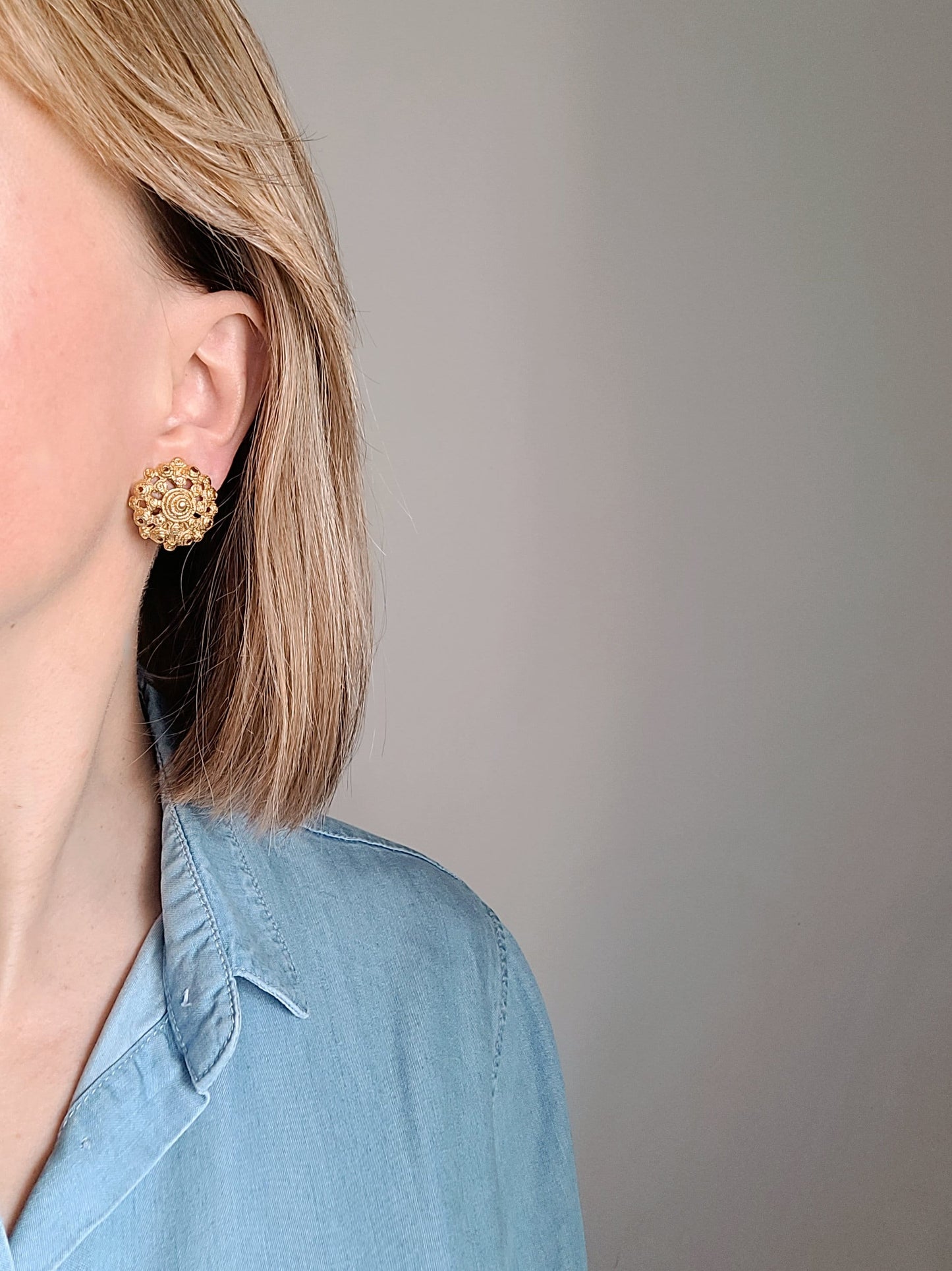 Rochas Paris - Boucles d'oreilles vintage