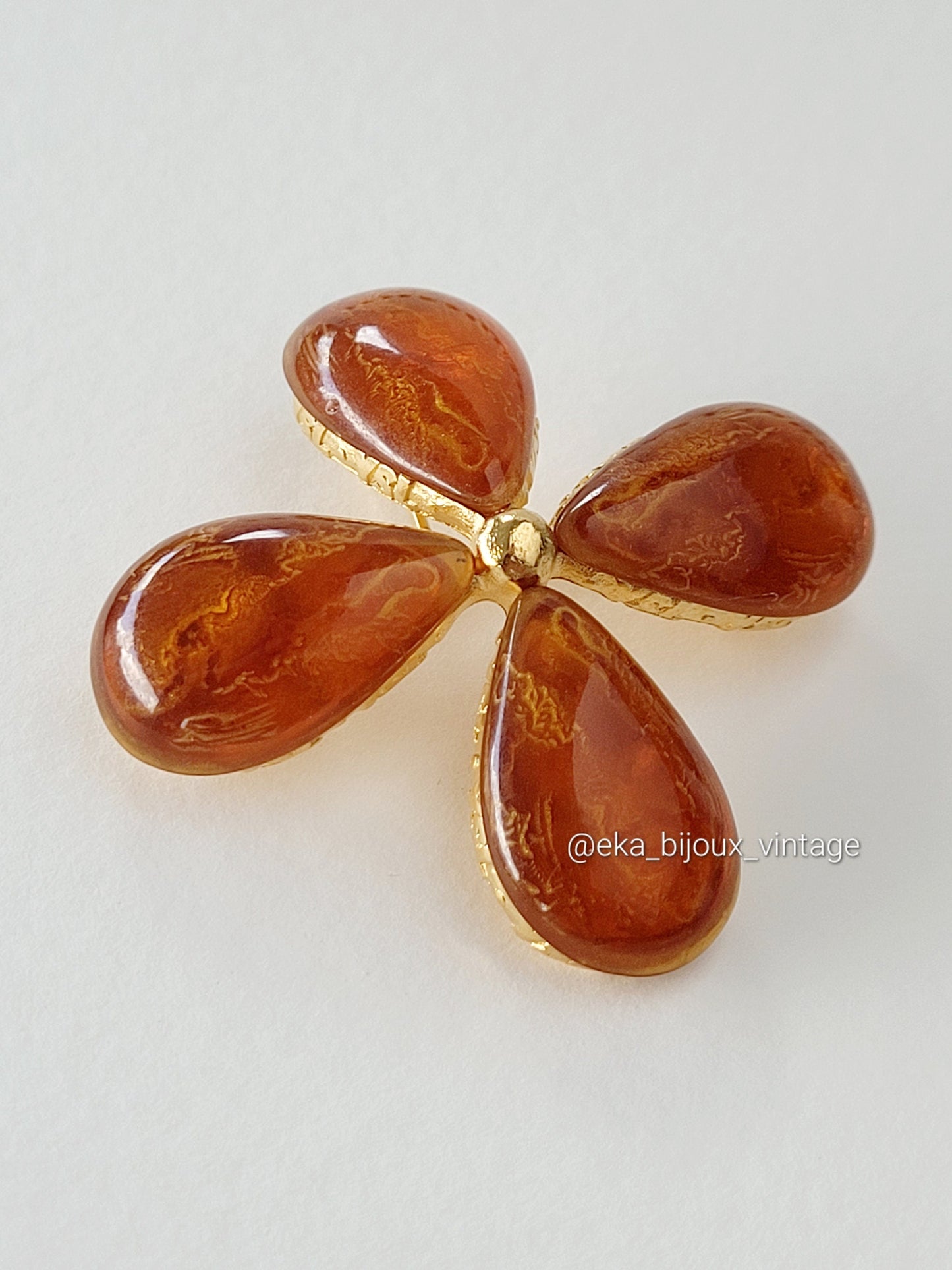 Yves Saint Laurent - Vintage Flower Brooch/Pendant