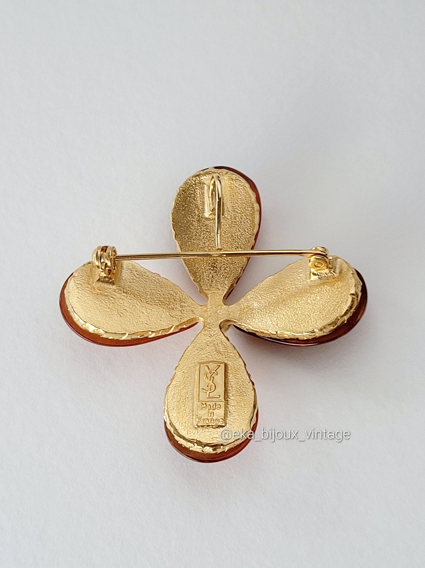 Yves Saint Laurent - Vintage Flower Brooch/Pendant