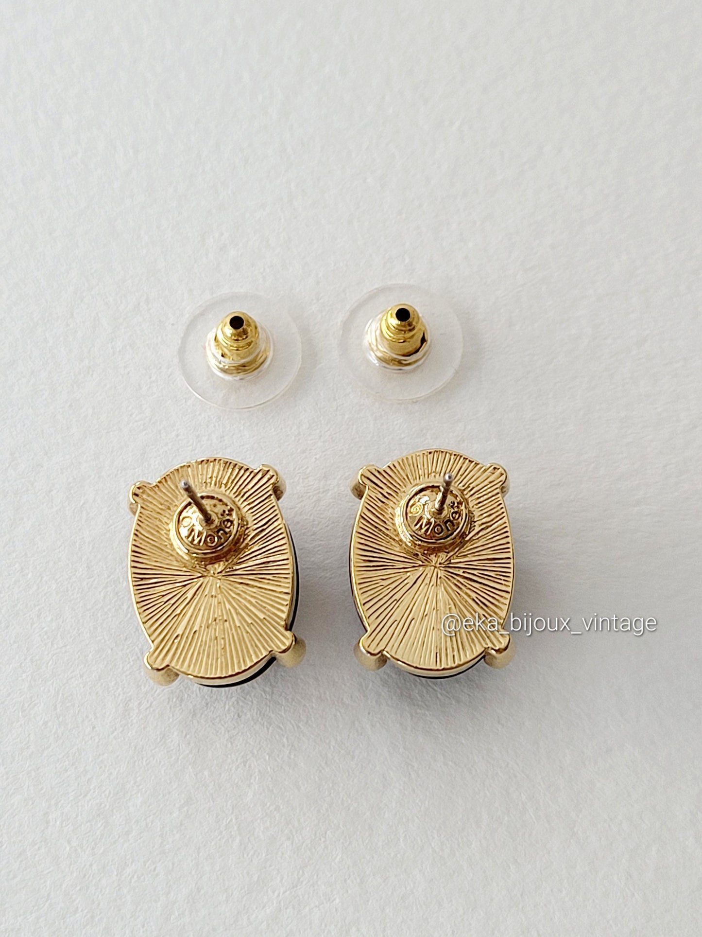 Monet - Boucles d'oreilles vintage