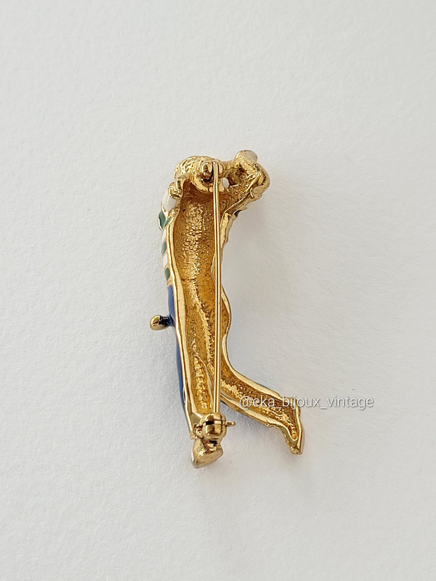 Broche vintage - Golfeur