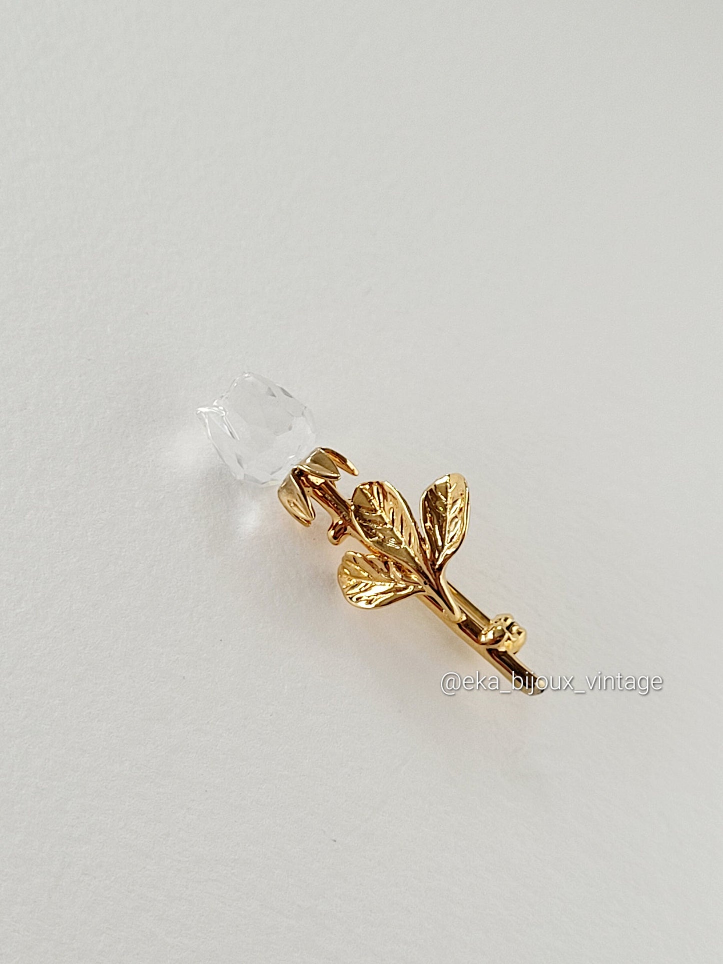 Swarovski - Broche vintage Fleur