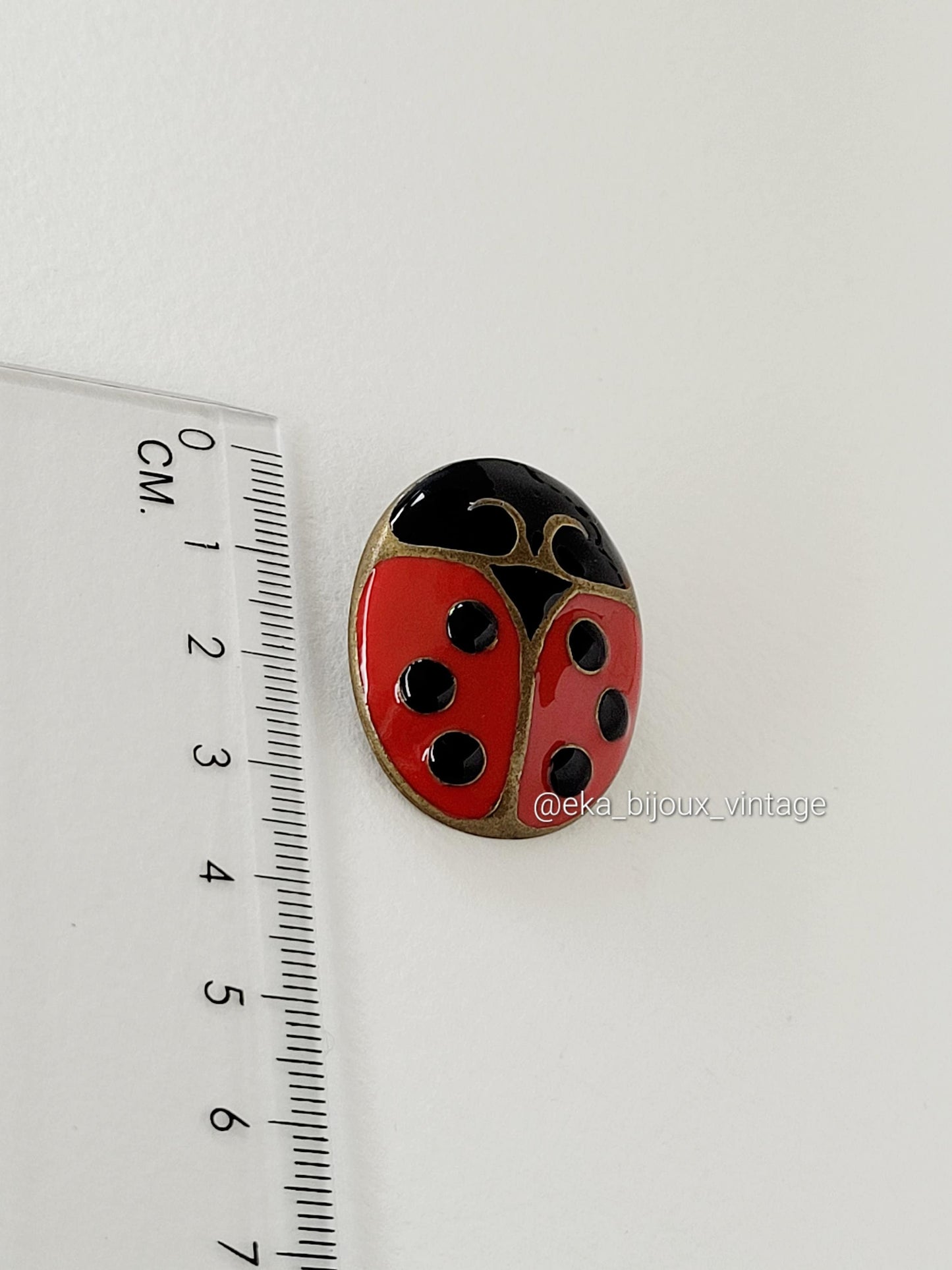 Sonia Rykiel - vintage Ladybug pin