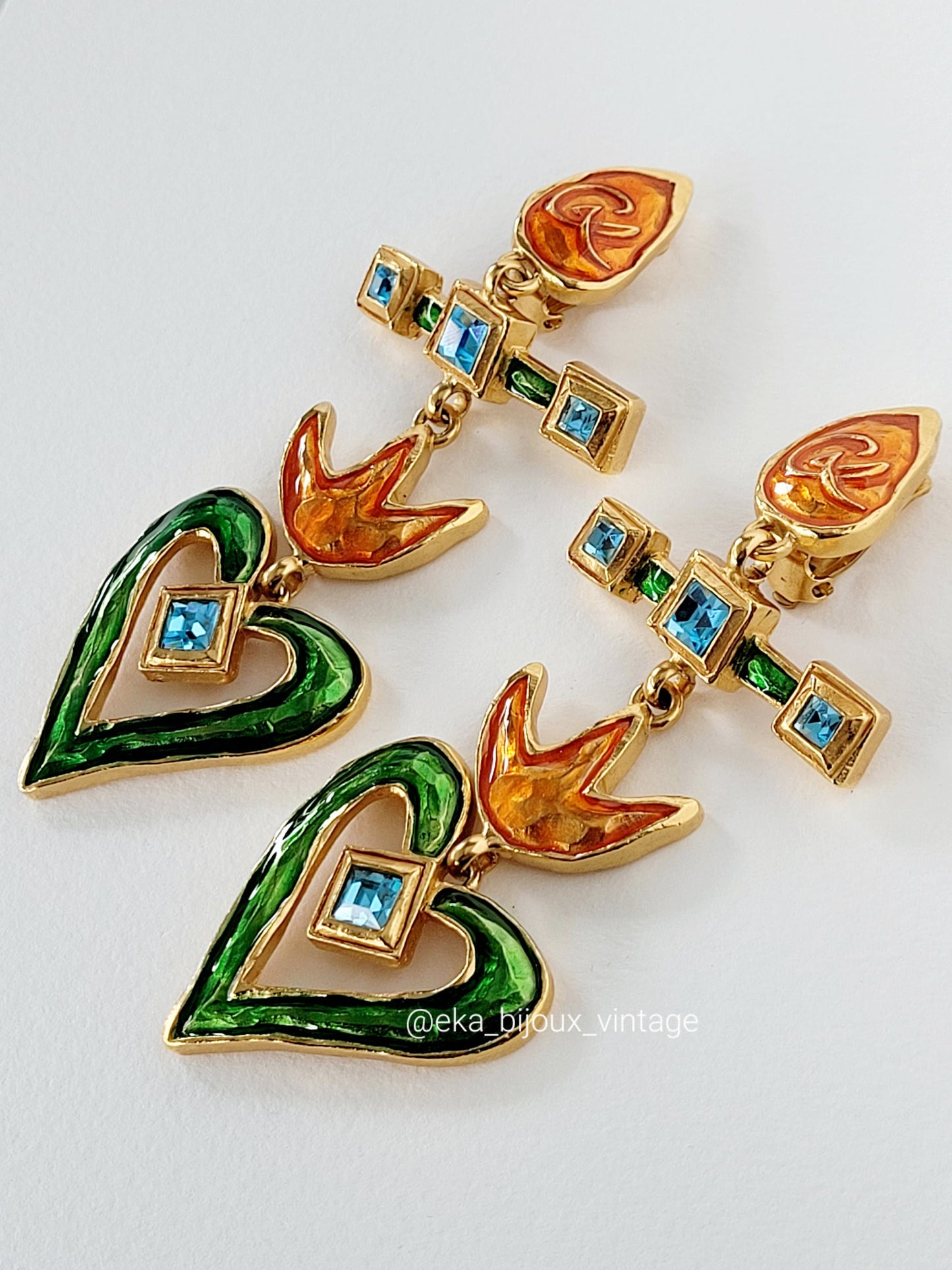 Christian Lacroix - Magnificent vintage earrings