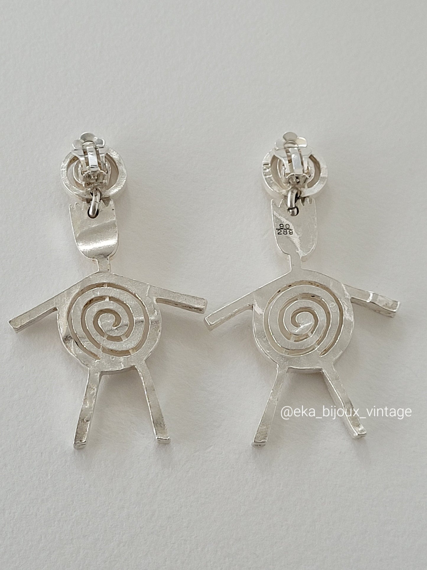 Biche de Bere - Boucles d'oreilles pendantes vintage