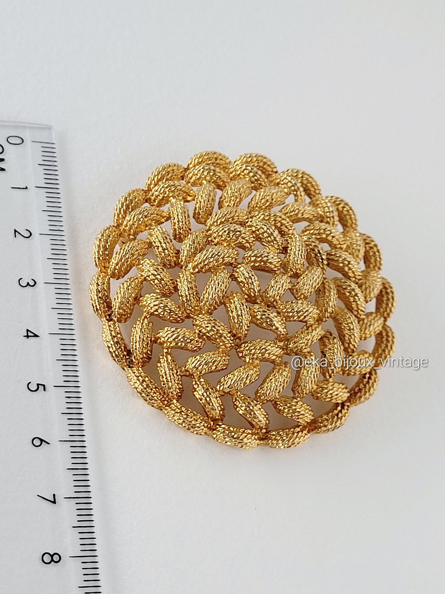 Monet  - Grande broche vintage