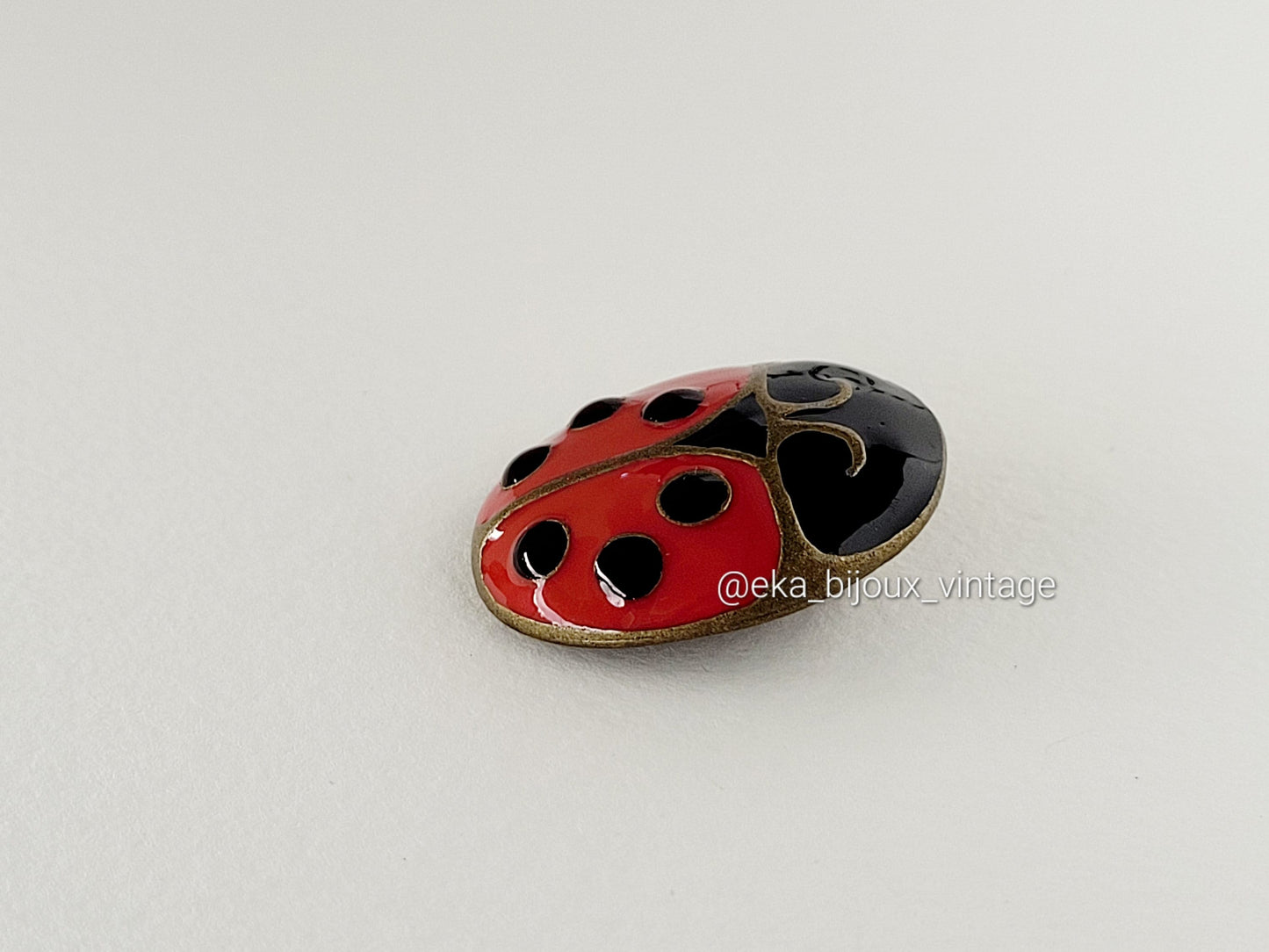 Sonia Rykiel - pin's vintage Coccinelle