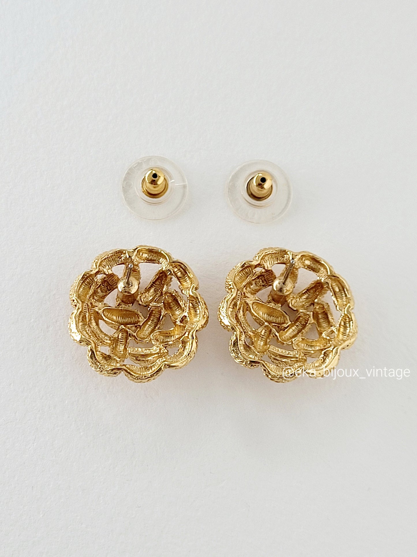 Monet - Boucles d'oreilles vintage