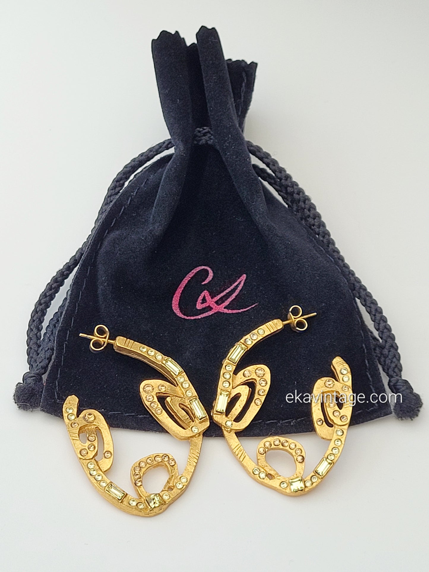 Christian Lacroix - Boucles d'oreilles vintage CL