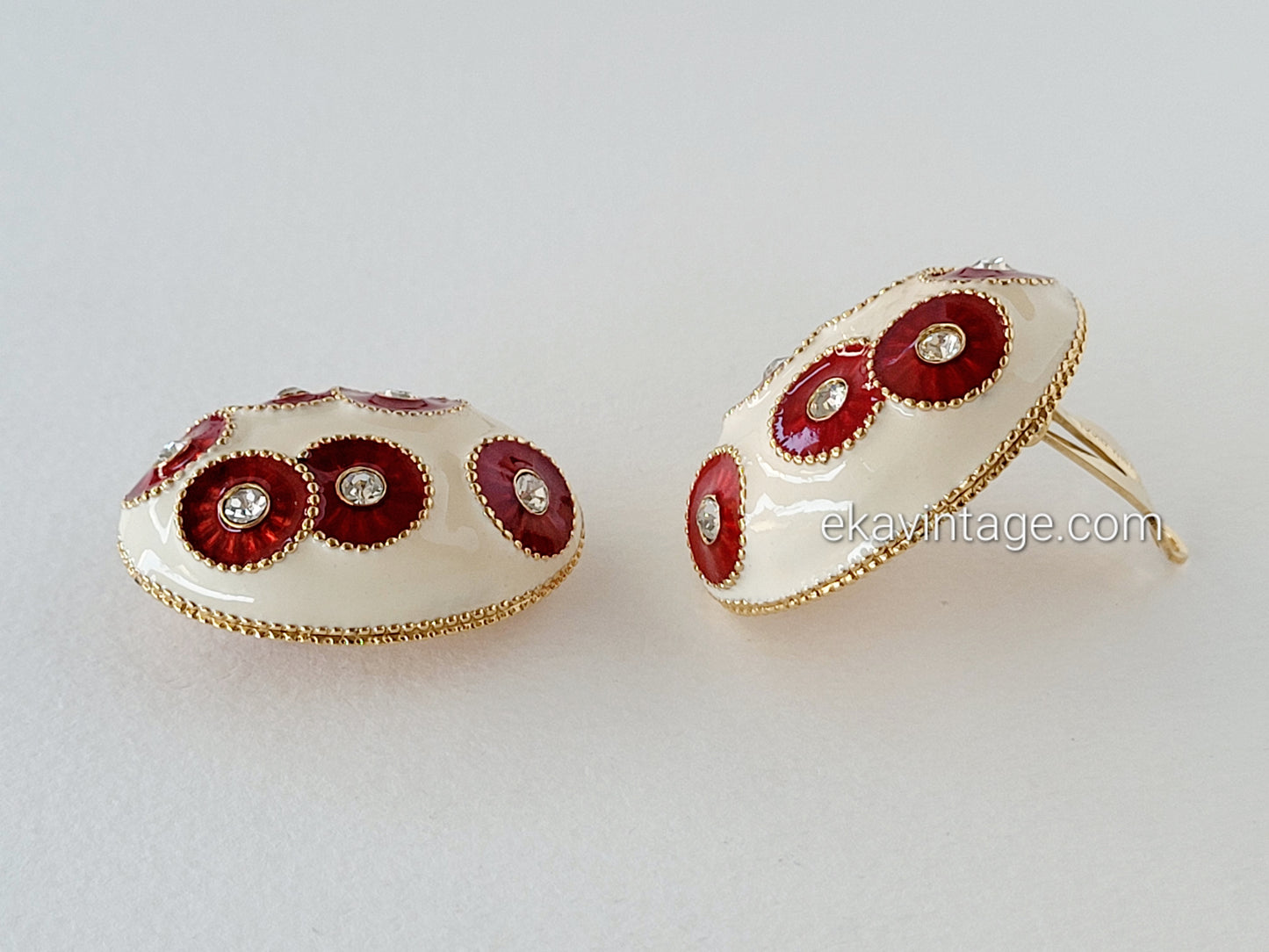 Nina Ricci - Grandes boucles d'oreilles vintage