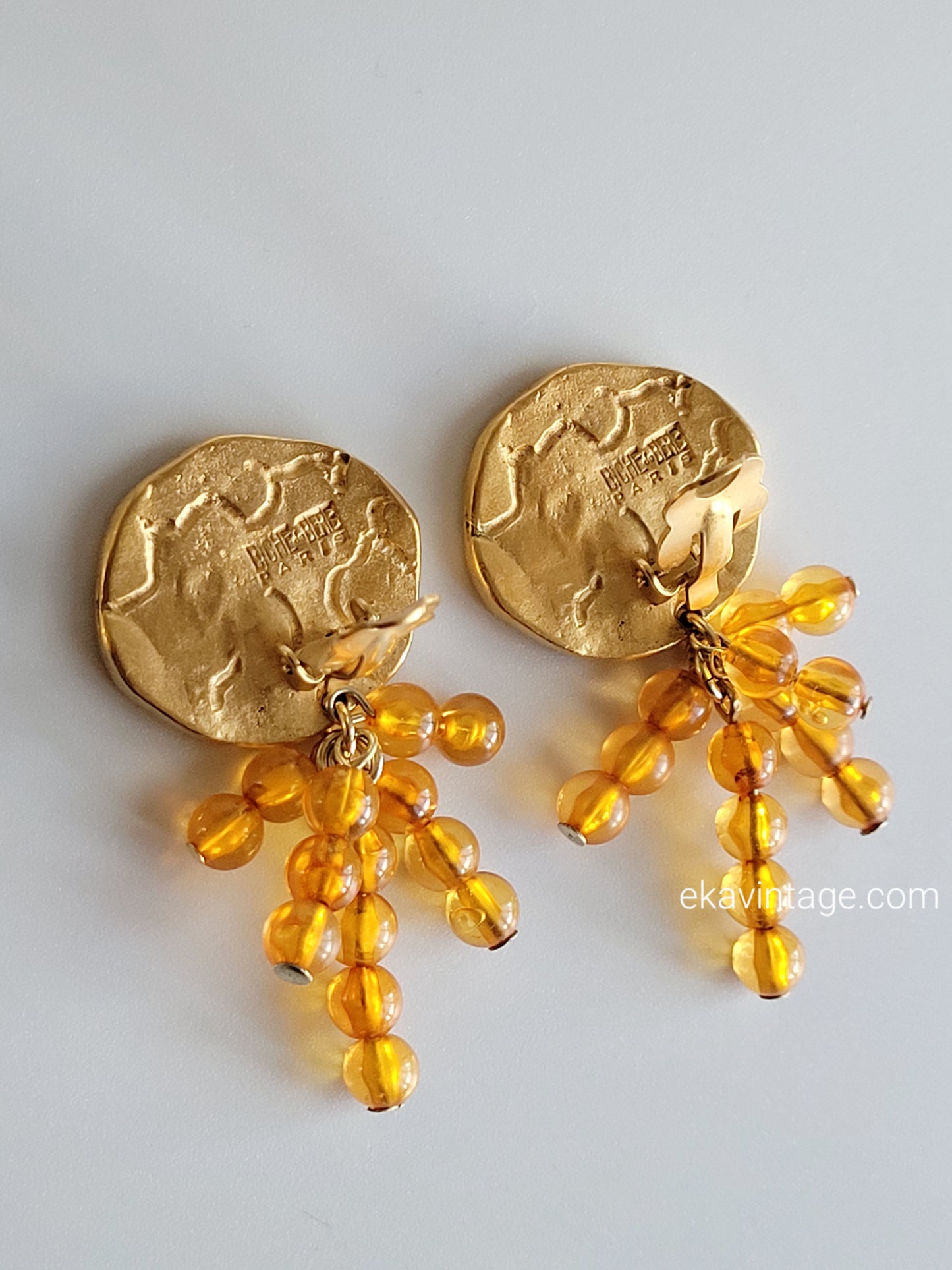 Biche de Bere - Boucles d'oreilles vintage pendantes