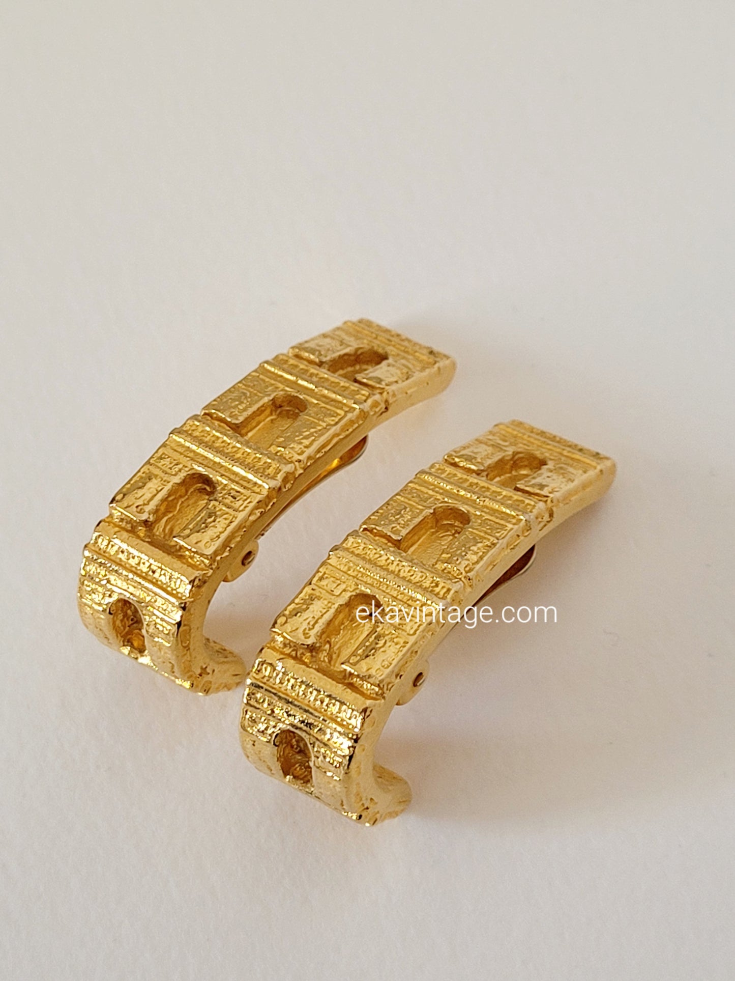 Celine - Boucles d'oreilles vintage Arc de Triomphe