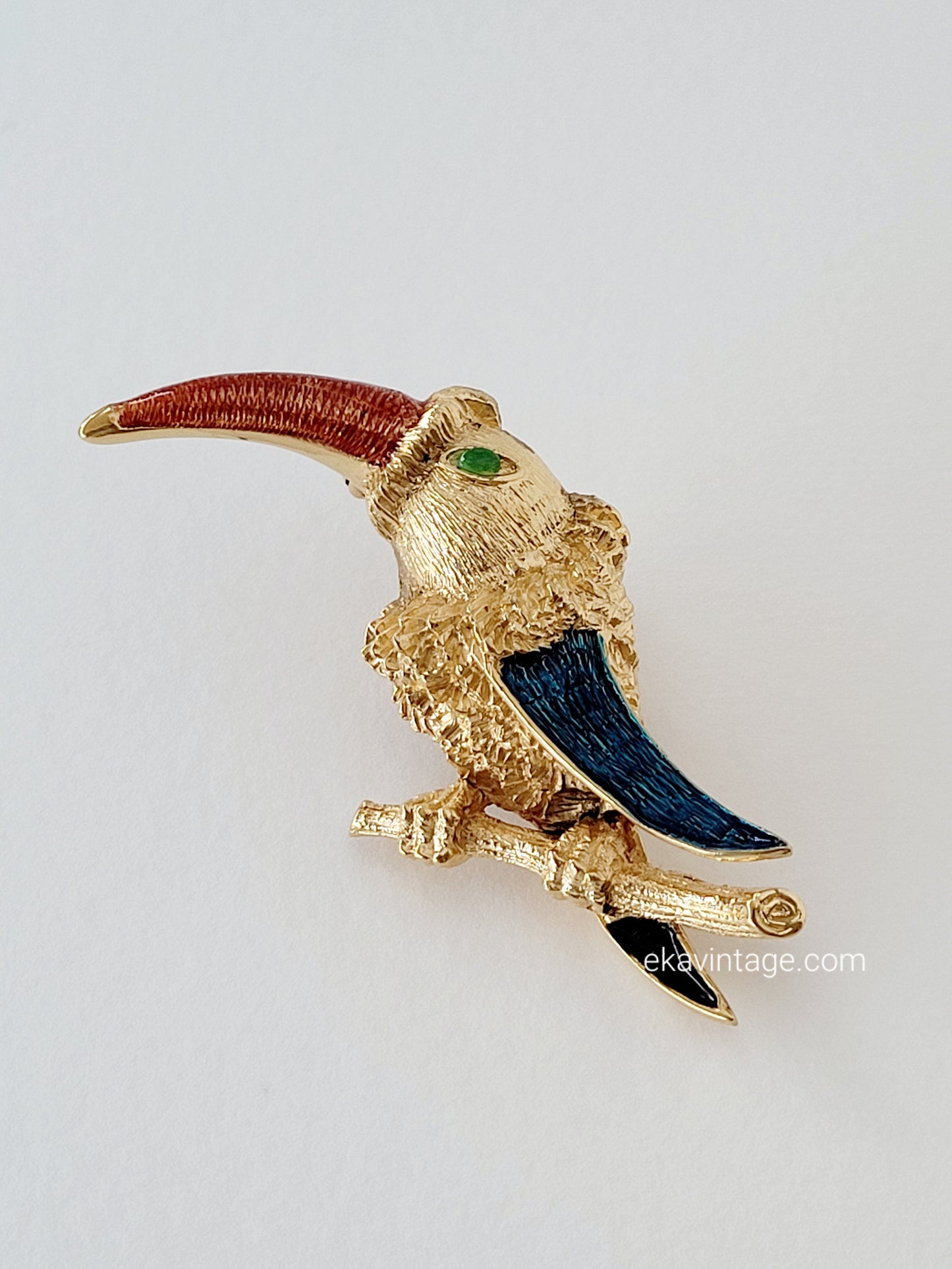 Carven - Broche vintage Toucan