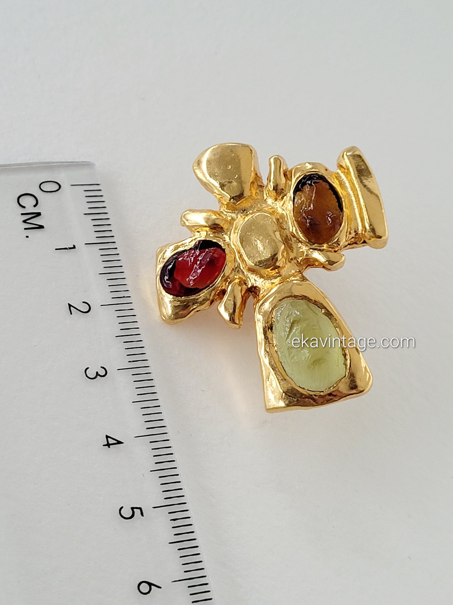 Christian Lacroix - Boucles d'oreilles vintage Croix