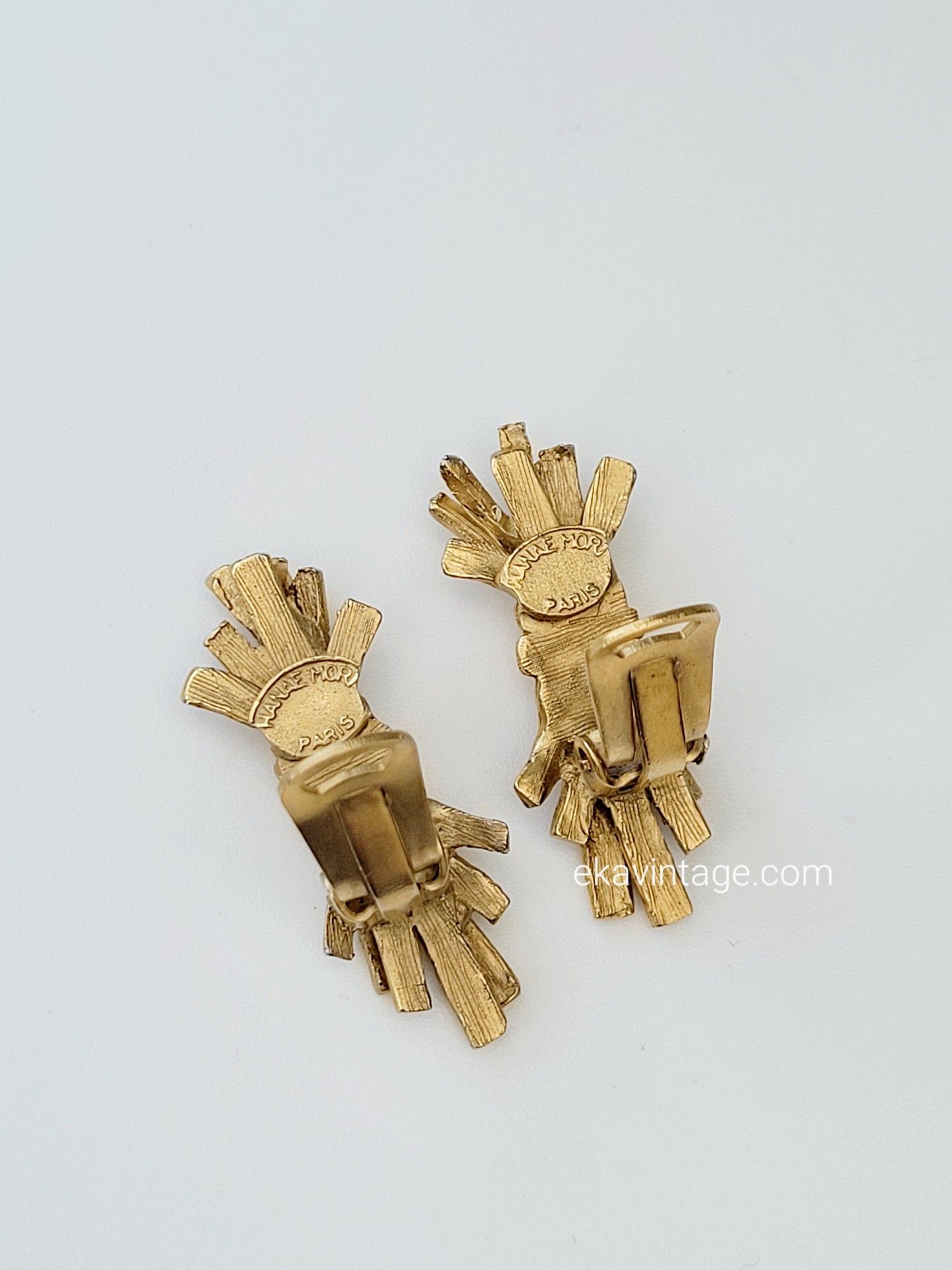 Hanae Mori - Boucles d'oreilles vintage