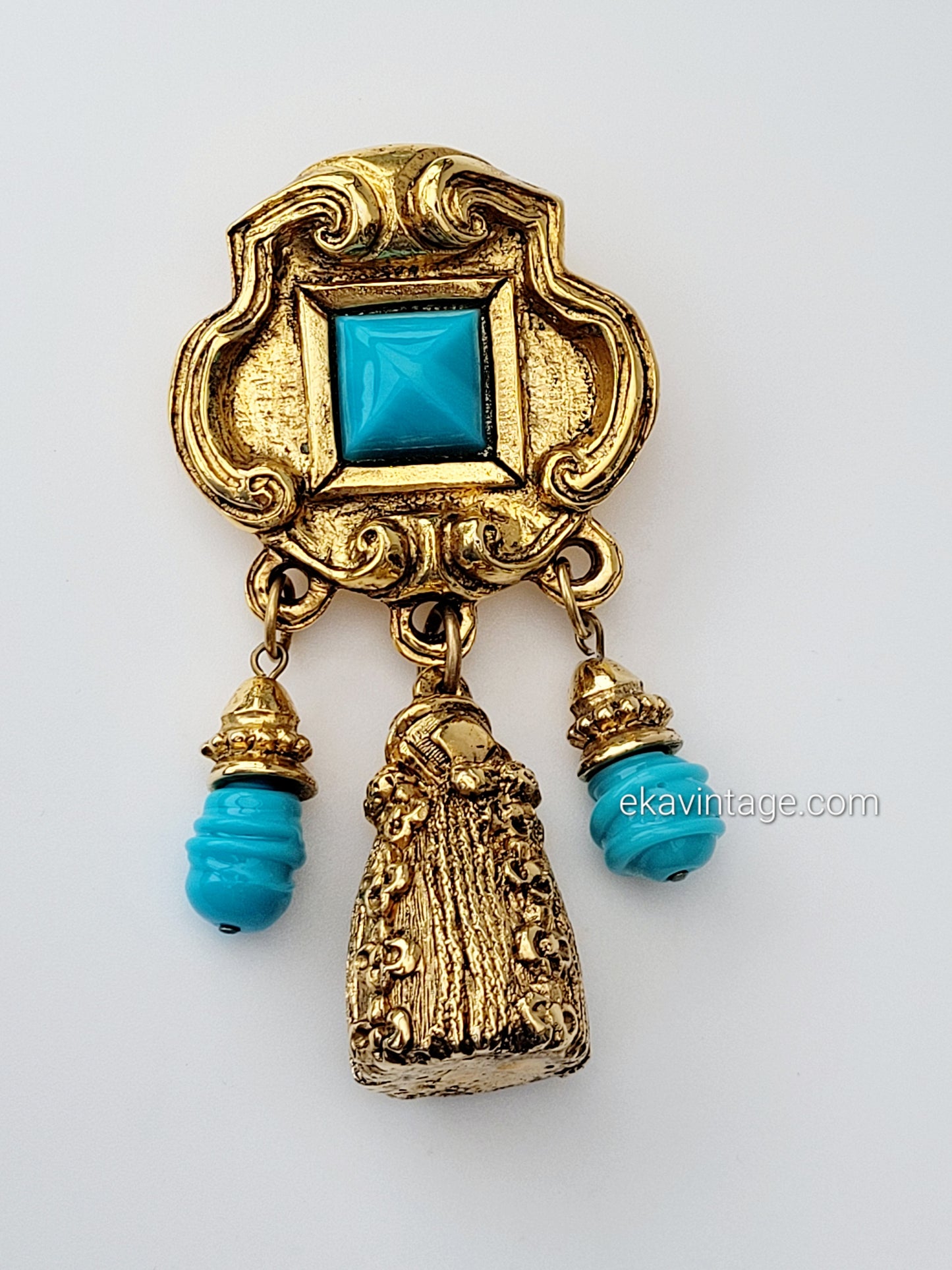 Voguebijoux - Grande broche vintage