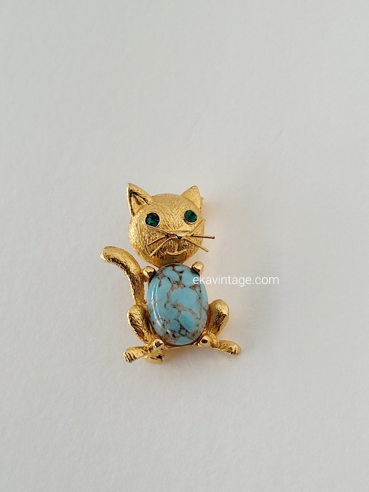 Broche vintage Chat