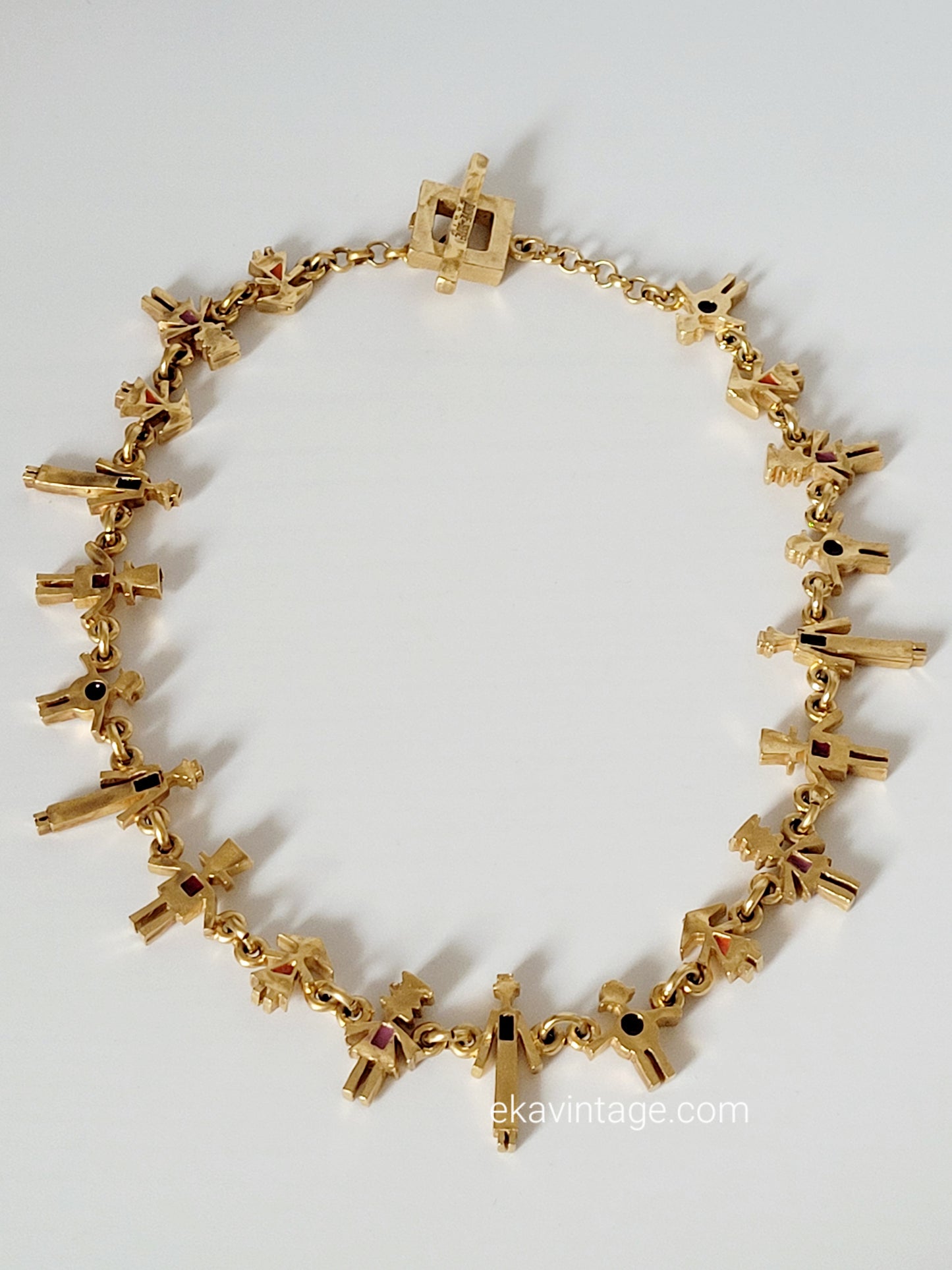 Biche de Bere  - Collier vintage doré