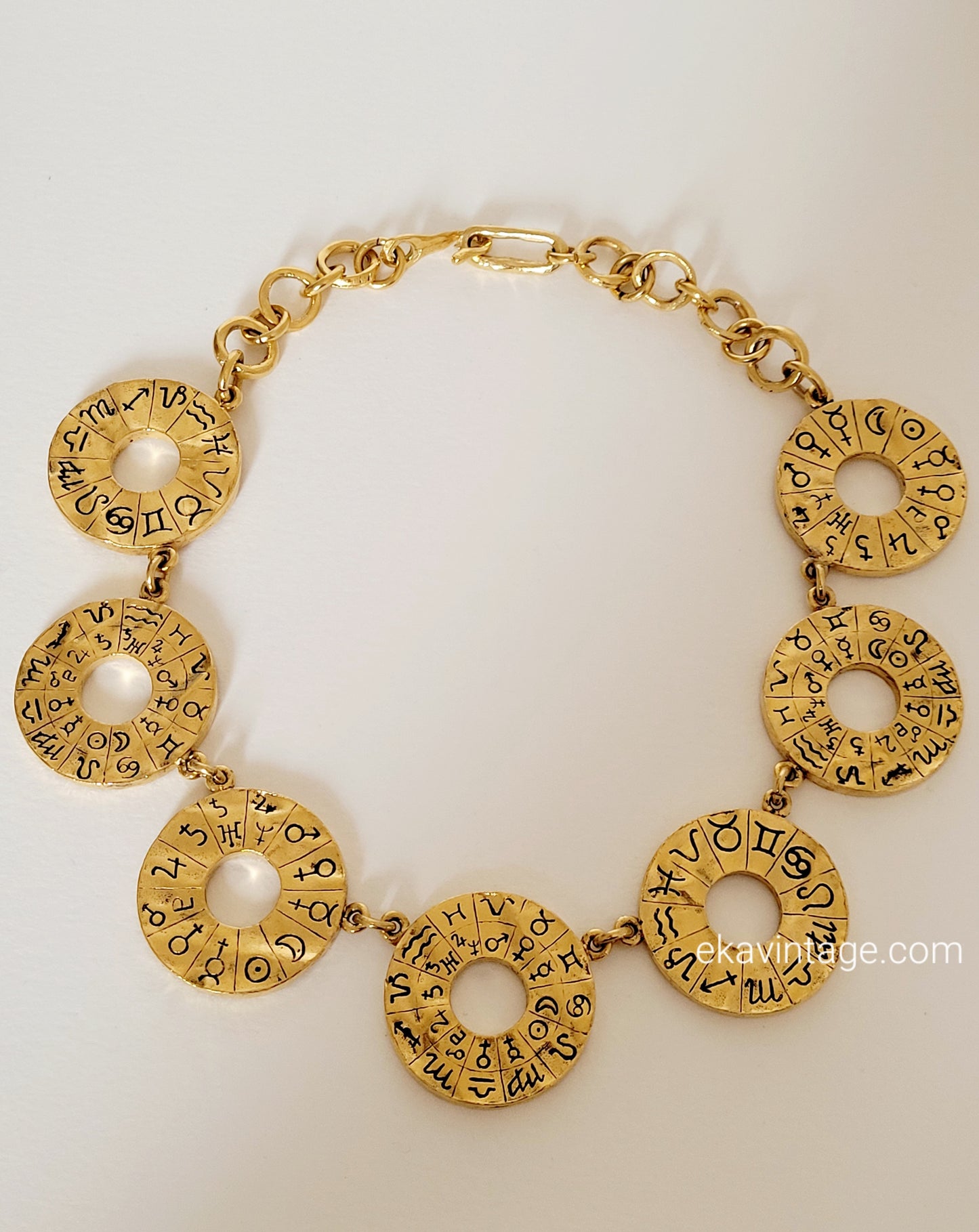 Biche de Bere  - Collier vintage doré