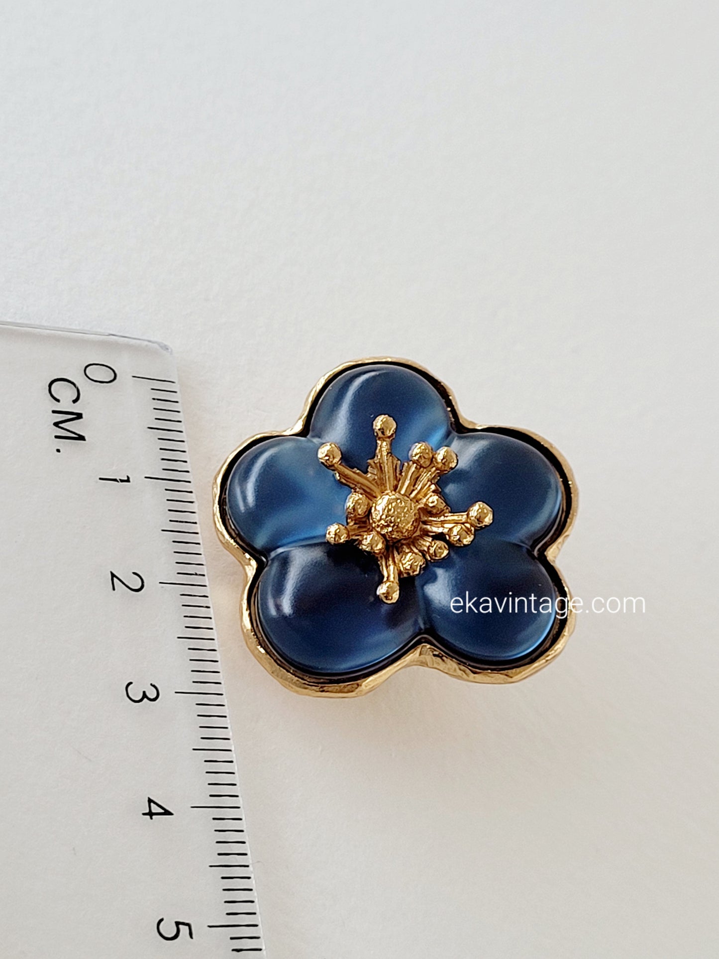 Boucles d'oreilles vintage Kenzo Paris fleurs