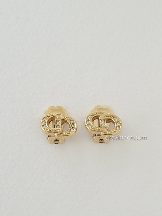 Christian Dior - Boucles d'oreilles vintage CD