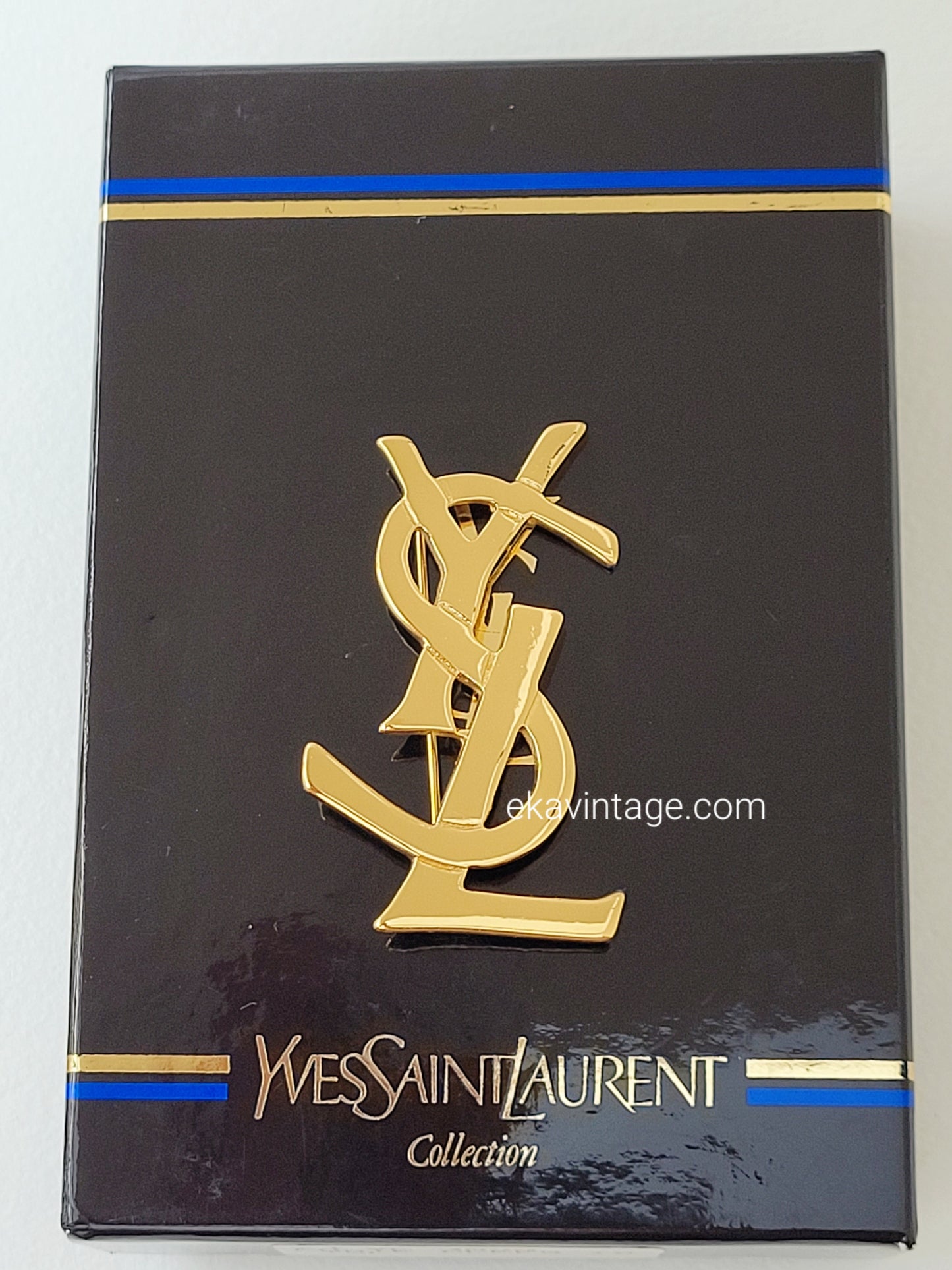 Yves Saint Laurent - Broche vintage logo YSL