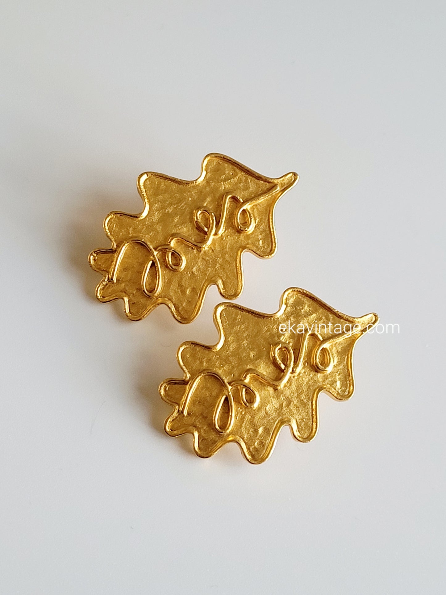 Ines de la Fressange - Boucles d'oreilles vintage