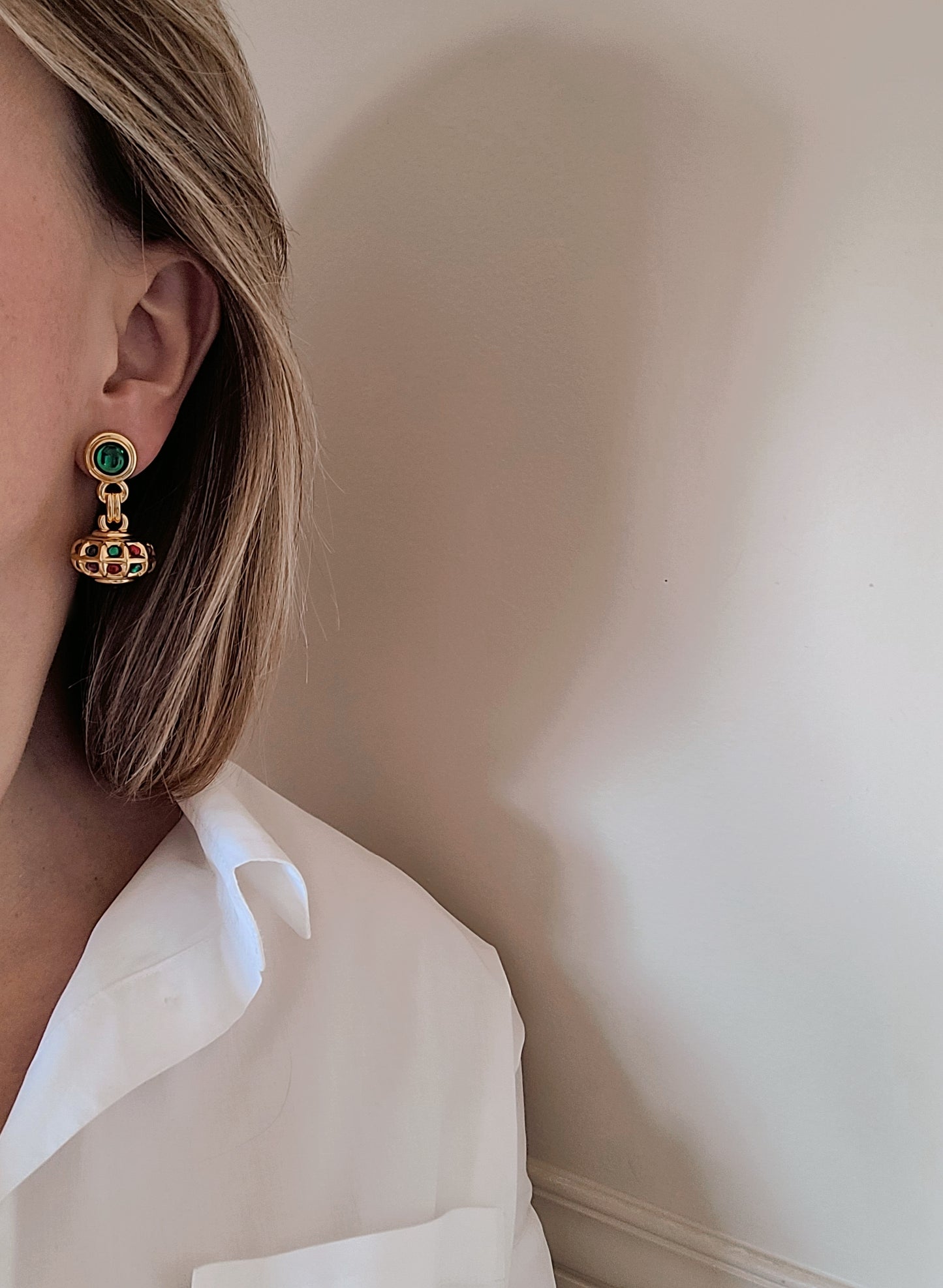 Swarovski - Boucles d'oreilles vintage