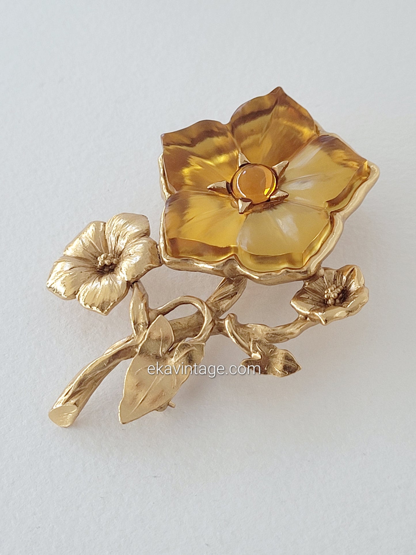 Kenzo Paris - Broche vintage Fleur