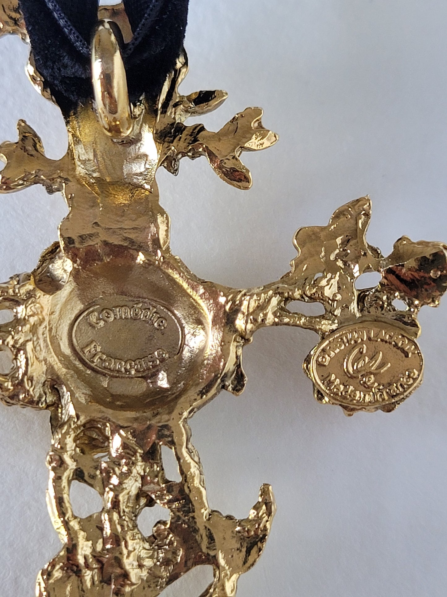 Christian Lacroix - Pendentif vintage Croix