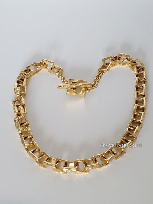 Biche de Bere - Collier vintage doré