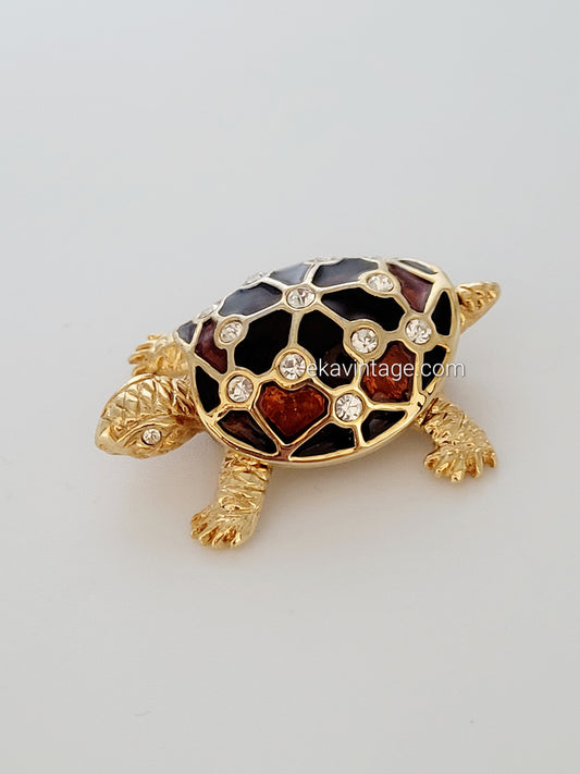 Broche vintage - Tortue