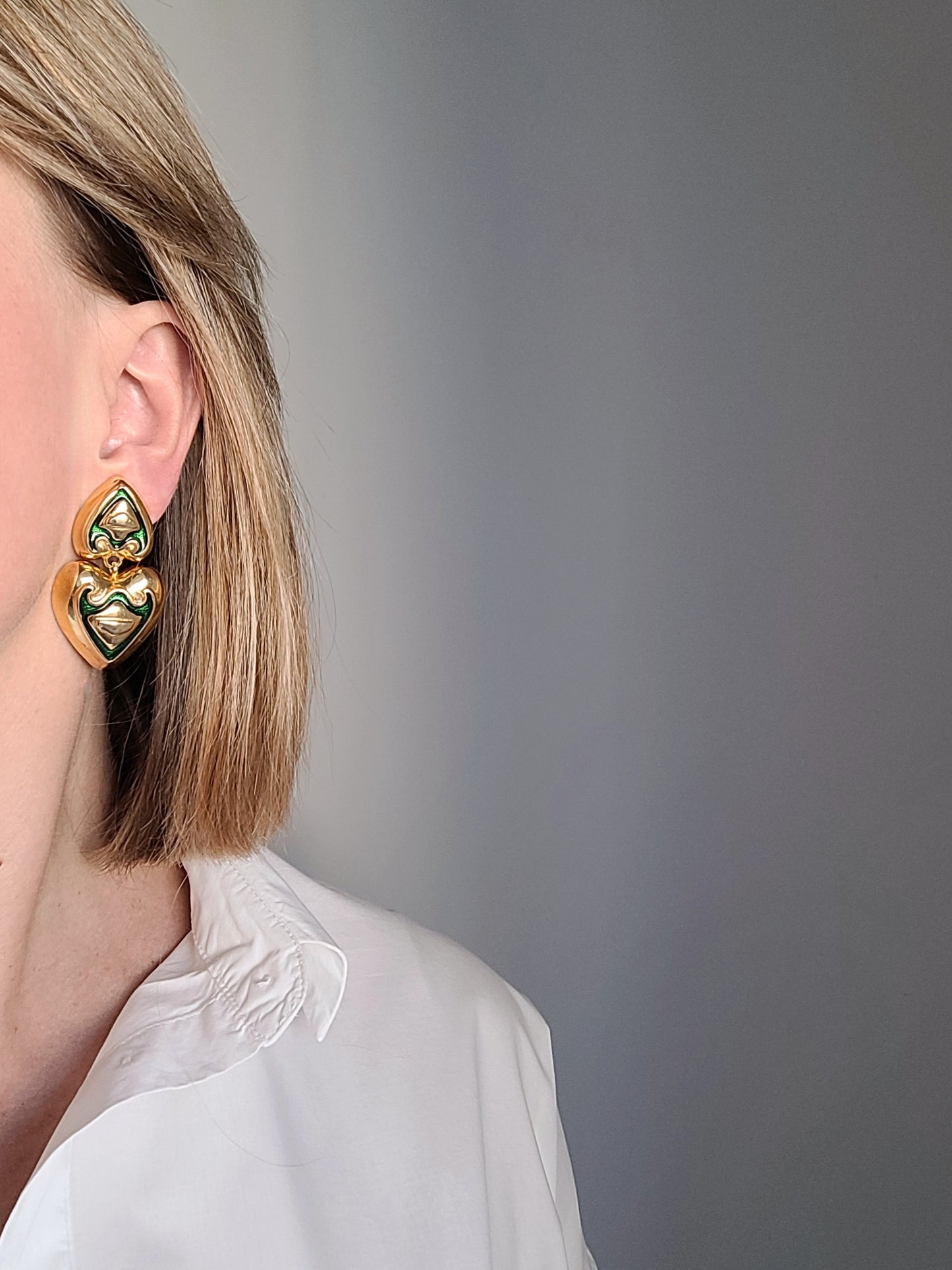 Escada - Boucles d'oreilles vintage