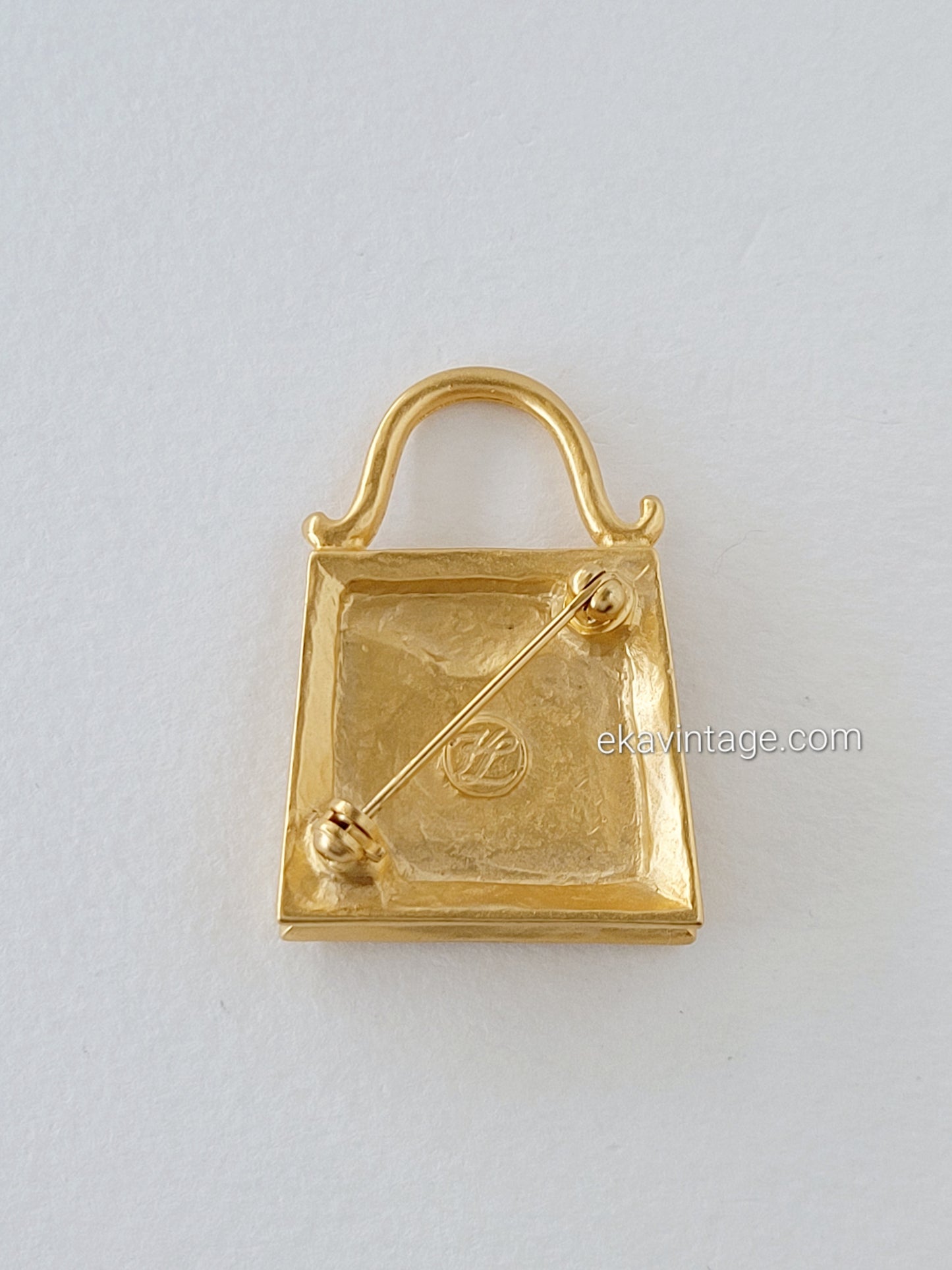 Karl Lagerfeld - Broche vintage Sac à main KL