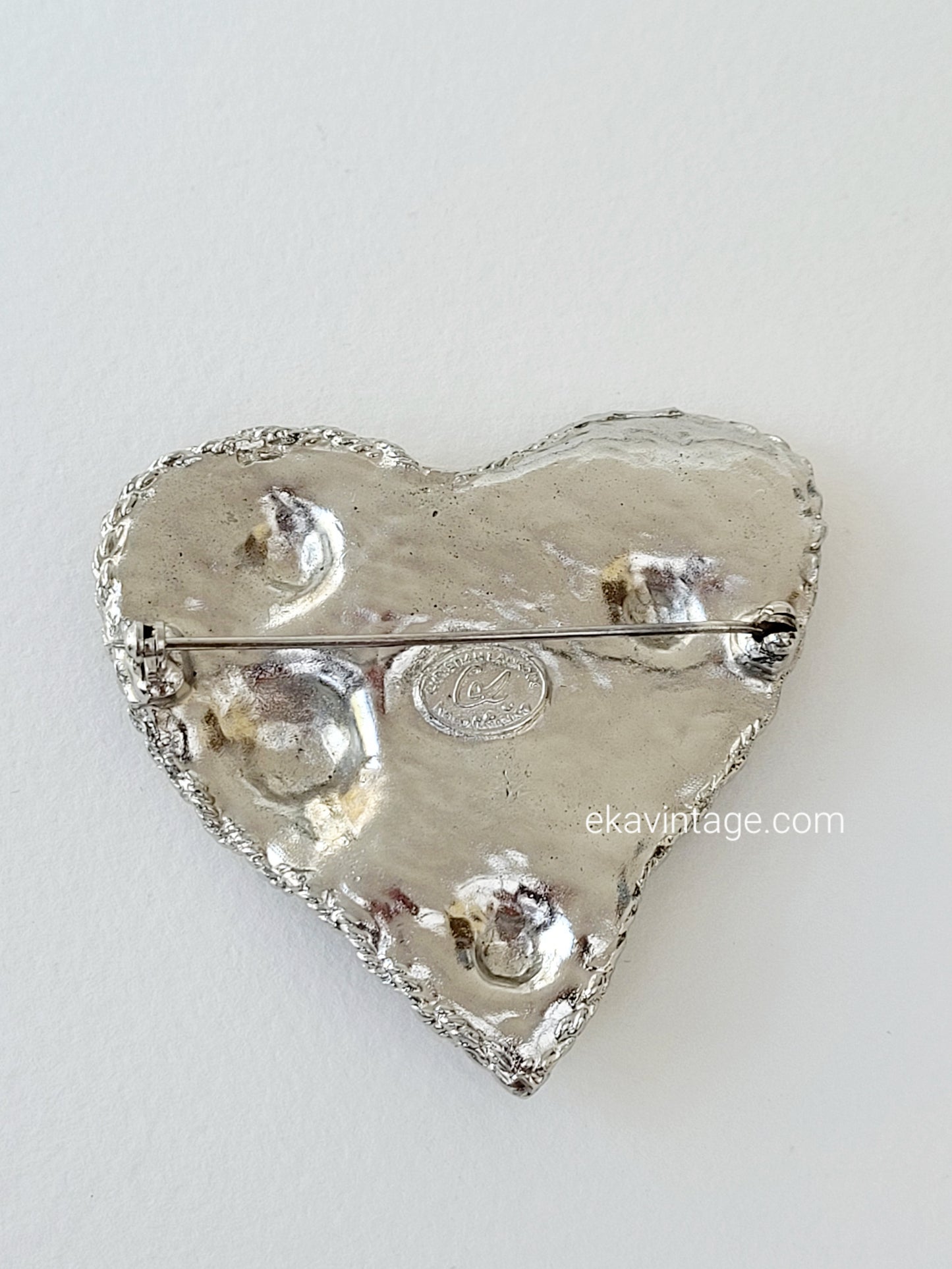 Christian Lacroix - Broche vintage Cœur