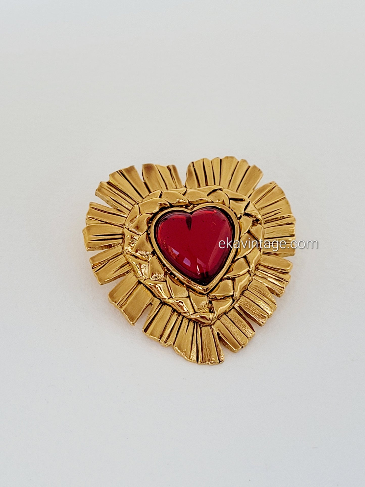 Yves Saint Laurent - Broche/Pendentif vintage Cœur