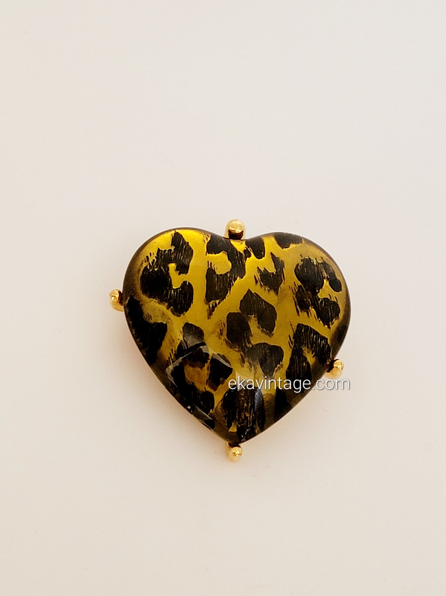 Yves Saint Laurent - Broche vintage Cœur