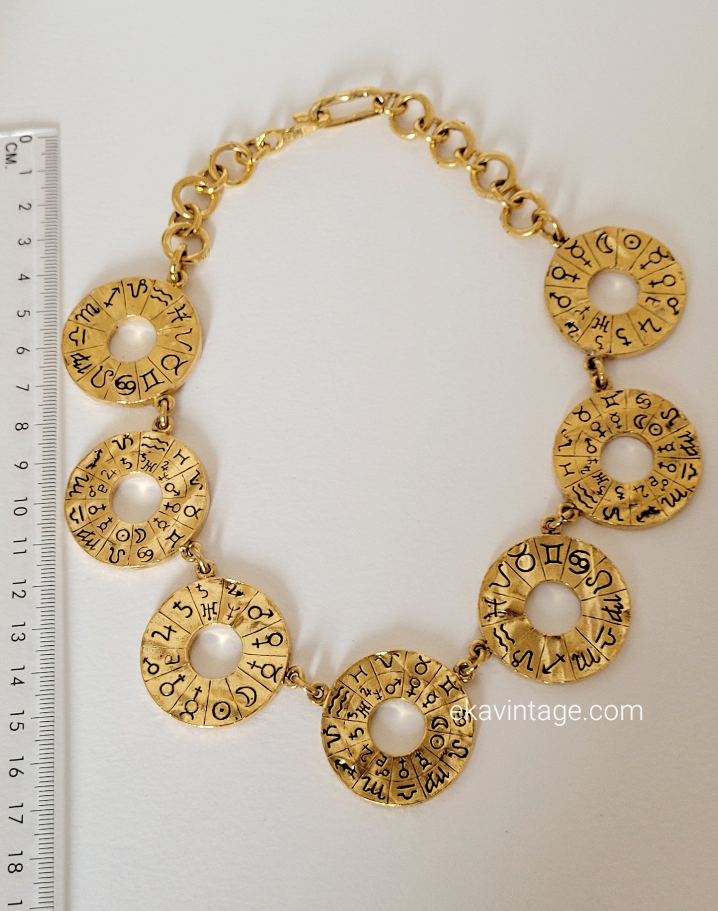 Biche de Bere  - Collier vintage doré