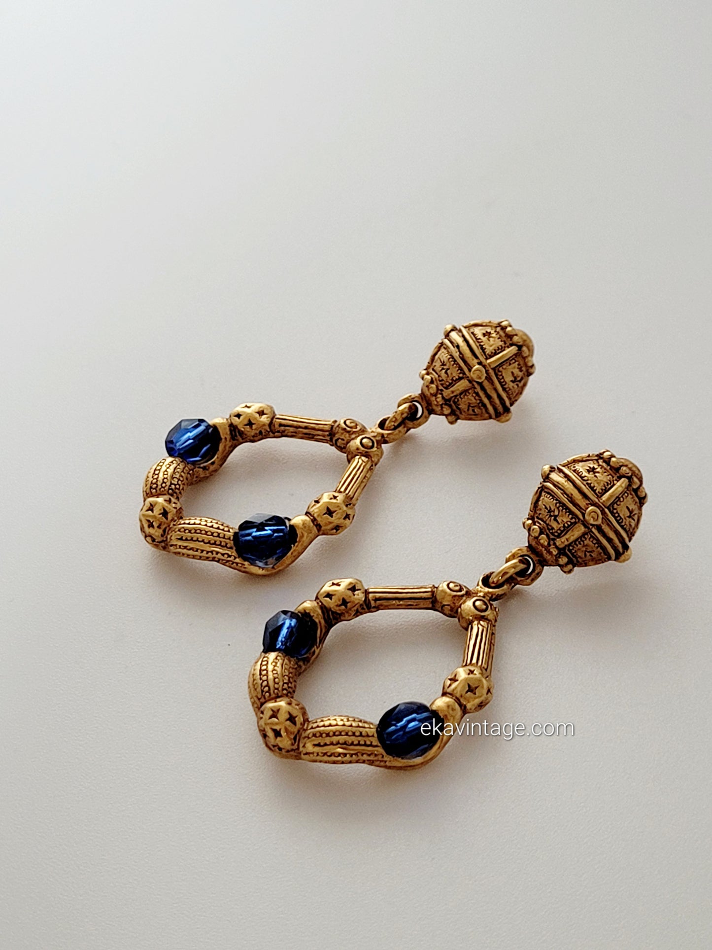 Zarzuelas - Boucles d'oreilles pendantes vintage