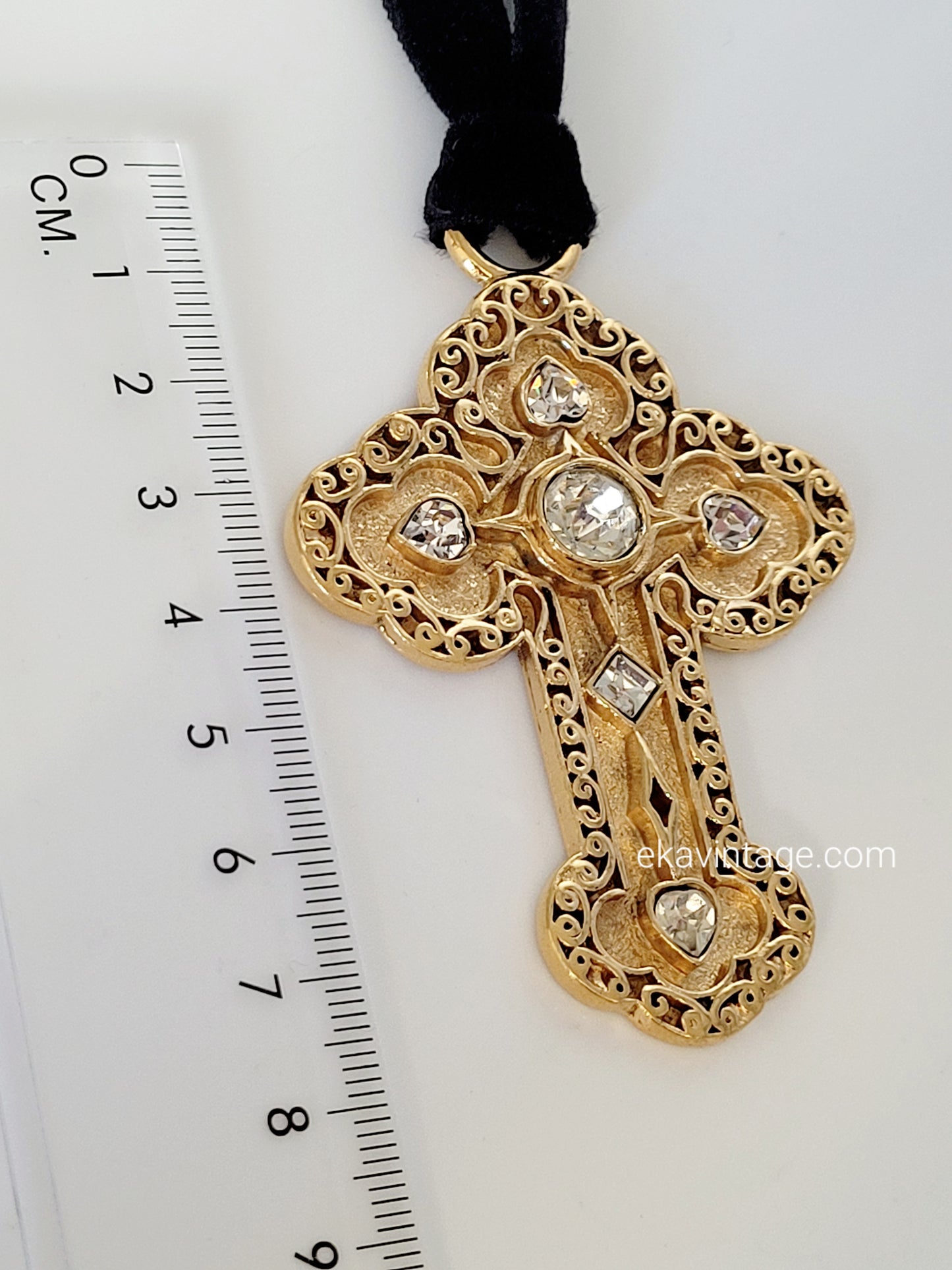 Agatha Paris - Pendentif/Collier vintage Croix