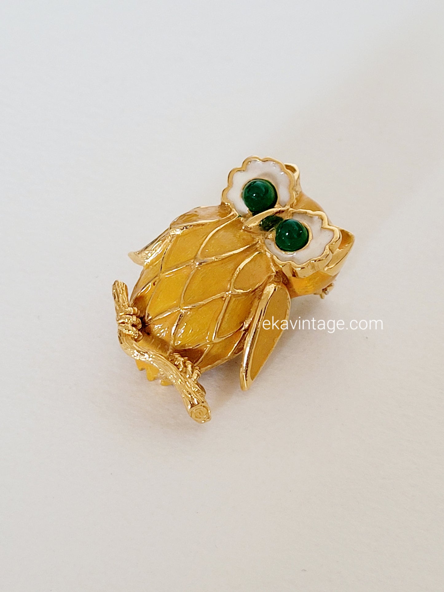 Carven - Broche vintage chouette