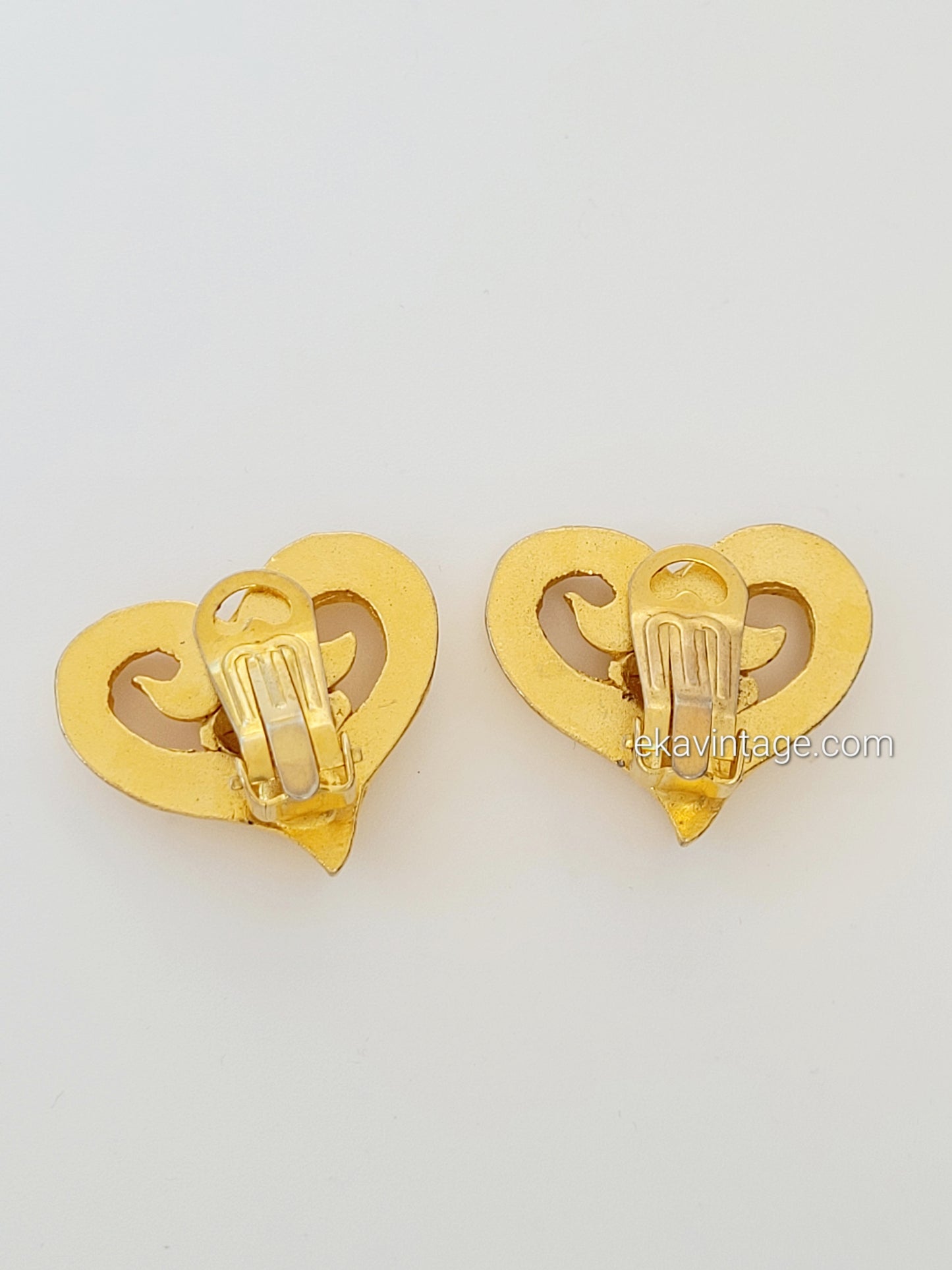 Boucles d'oreilles vintage Cœur