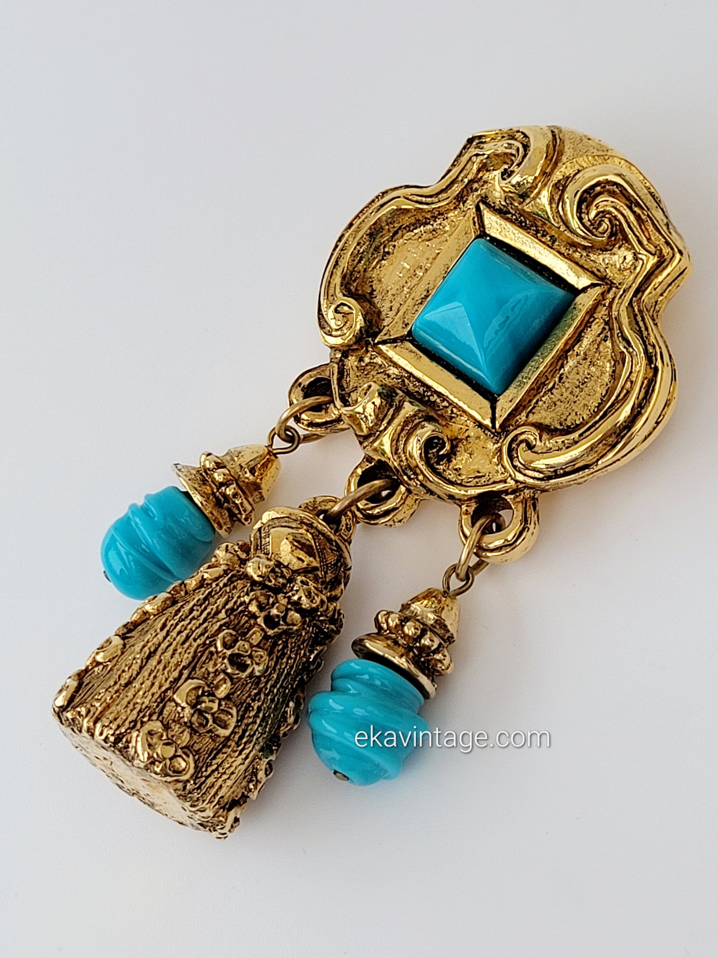 Voguebijoux - Grande broche vintage