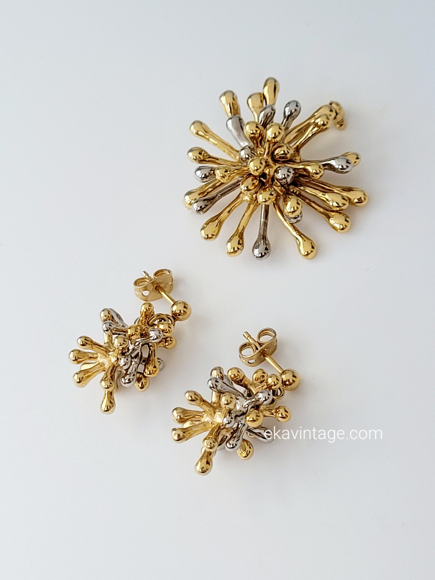 Charles Jourdan - Broche et boucles d'oreilles