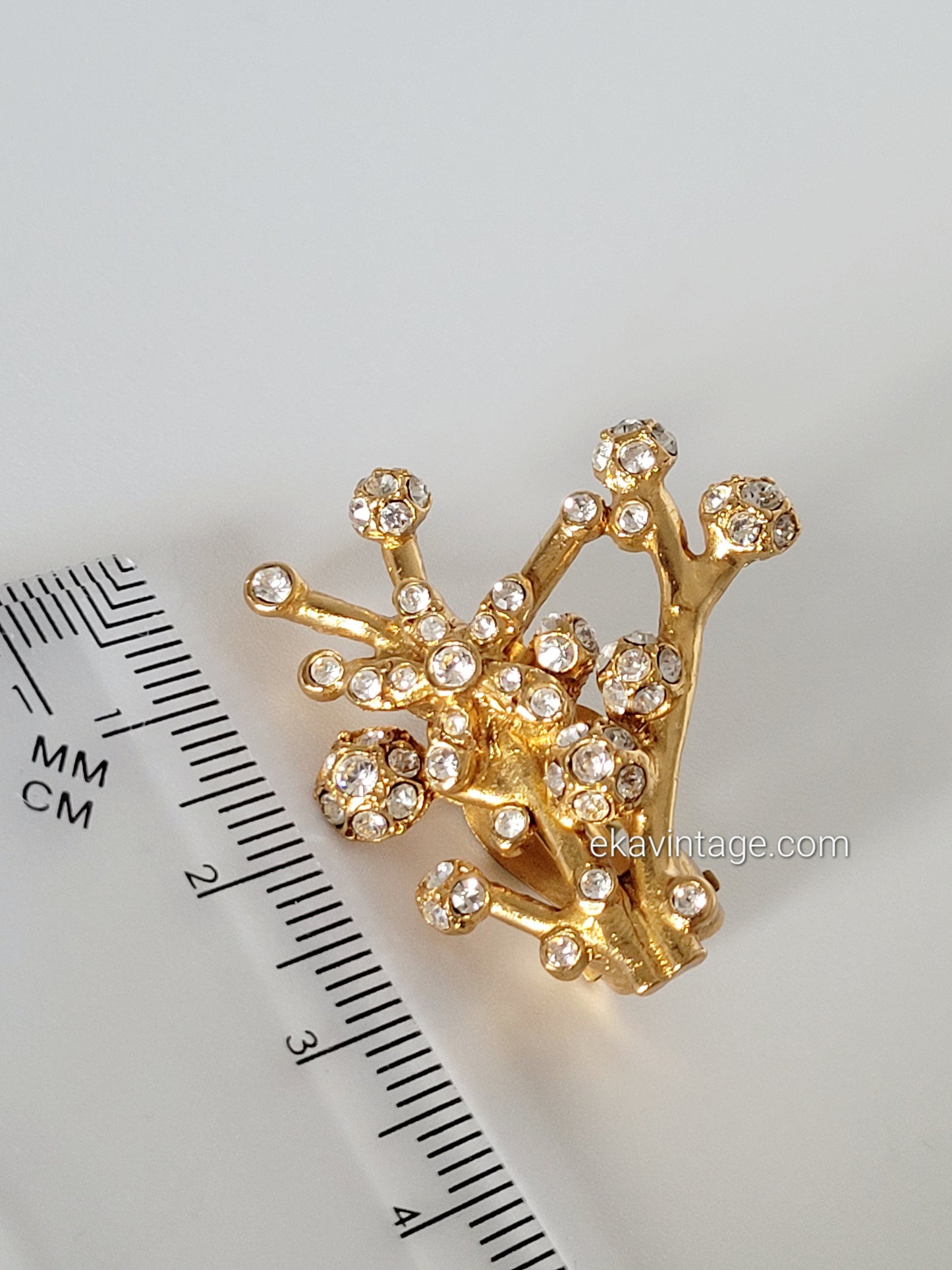 KENZO - Magnifique parure boucles d'oreilles et broche vintage